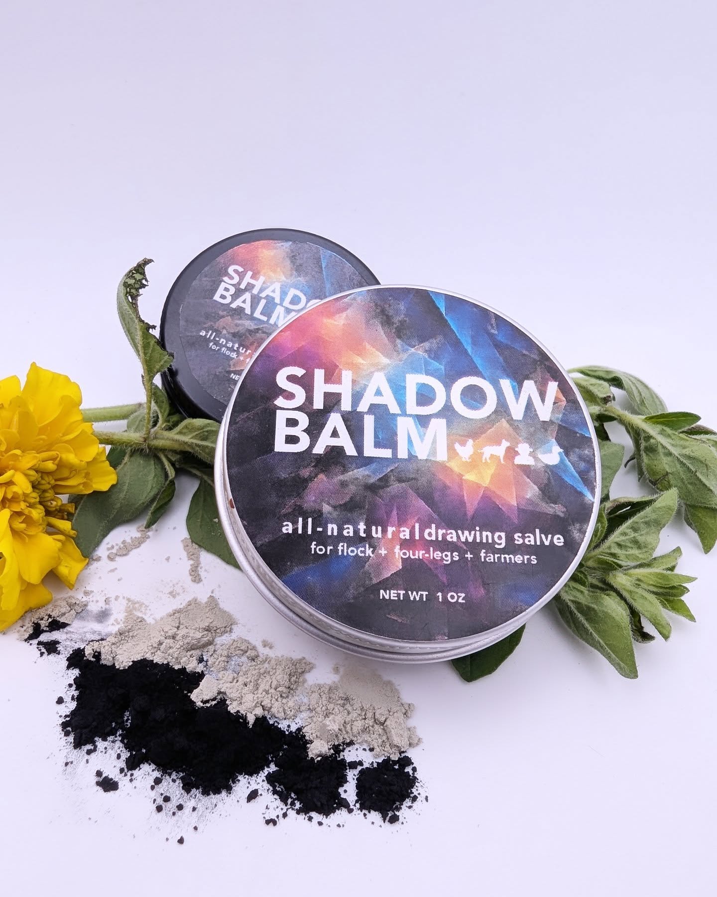 Shadow Balm All natural drawing salve for people pets and poultry now available in the shop! Natural Drawing Salve with Activated Charcoal, Bentonite Clay & Organic Herbs
Pull out the problem and let nature do the healing. Shadow Balm is a powerful, all-natural drawing salve crafted to help draw out splinters, stingers, bites, boils, and other unwanted intrusions from the skin. Blended with activated charcoal and bentonite clay, this herbal poultice works like a magnet—gently encouraging the body to release what doesn't belong.
Natural beeswax and organic coconut oil is infused with soothing herbs like comfrey, plantain, lavender, yarrow, and calendula, Shadow Balm doesn't just pull—it heals, calms, and protects the skin beneath. An herbal, organic alternative to Prid.
Uses in humans, poultry, and pets:
- Splinters & stingers
- Infected cuts & bites
- Boils & ingrown hairs
- Bumblefoot infection in poultry
- Other Minor skin irritations
#backyardducks
#backyardpoultry
#backyardchickens #farmlife #chickensofinstagram #chickens #bumblefoot #poultryfarming #naturalremedies #herbalmedicine
