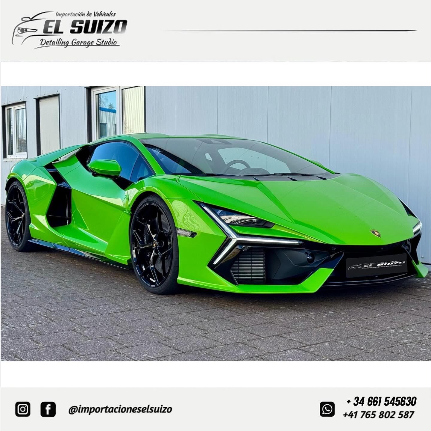 No es un coche.
Es un rugido del alma.
Lamborghini Revuelto:
V12 puro, alma híbrida, locura controlada.
Cada curva es una declaración.
No lo sueñes… siéntelo rugir dentro de ti.
💥LAMBORGHINI REVUELTO💥
💶💶💶735.000 💶💶💶
‼️VEHÍCULO SOBRE ENCARGO ‼️
⚙️ Automático
🧳new km
🎂➡️ 2025
⚠️ Equipamiento ⚠️
Lamborghini Revuelto
Coche nuevo
¡¡¡Producción 2025!!!
Sistema de sonido grande Sonus Faber
Paquete interior de carbono Paquete de carbono del volante
Asientos eléctricos Comfort
Acabado de pintura especial - Verde Mantis verde
Style Pack Negro de alto brillo
Pantalla de pasajeros
Paquete de asistente envolvente
Paquete de faros
Disponible de inmediato
#LamborghiniRevuelto #V12Hybrid #PoderSinLímites #ArteEnMovimiento #PasiónSobreRuedas #LujoExtremo #MotorQueEnamora #SupercarDreams #almalamborghini