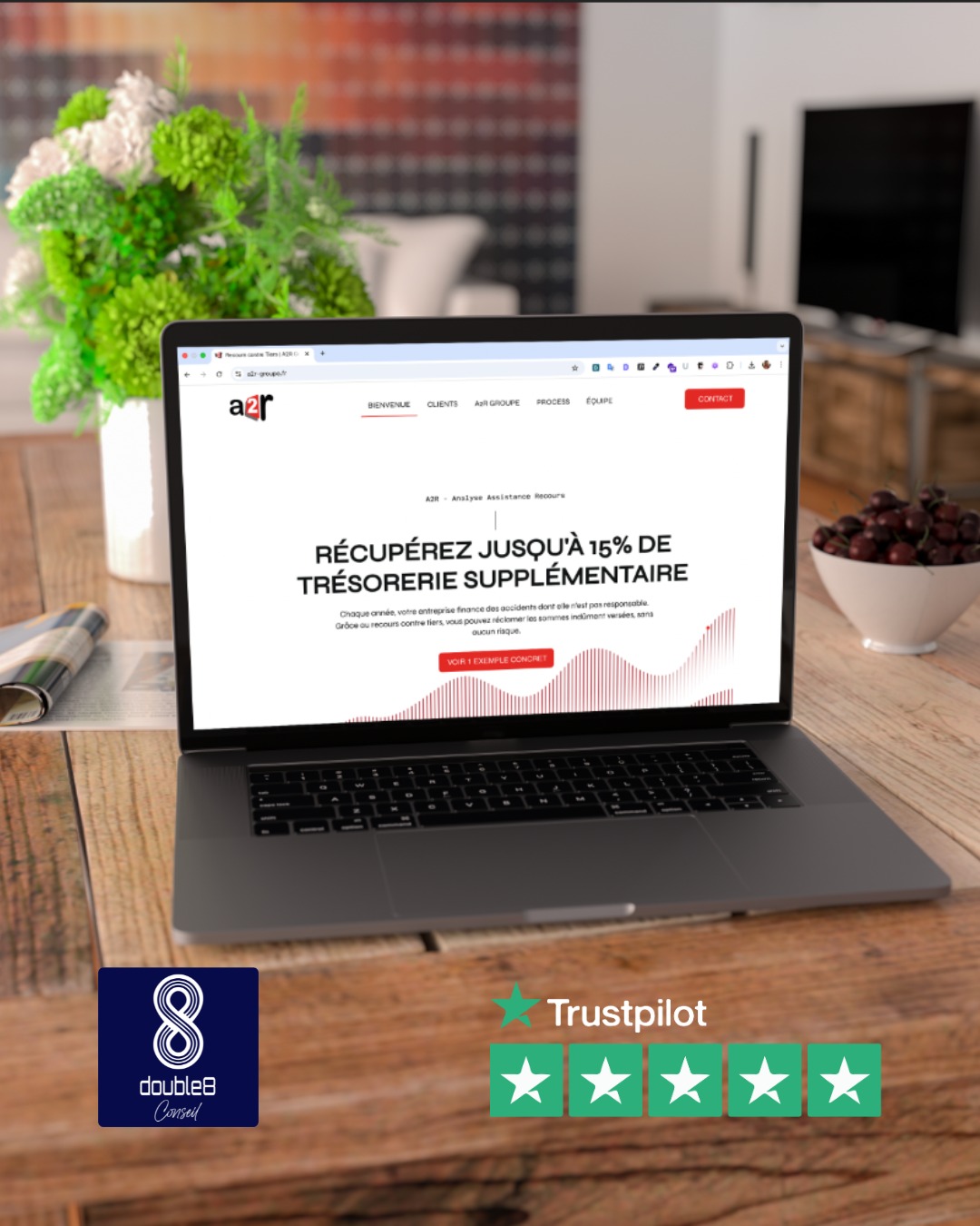 Bravo à A2R Groupe, nous sommes super fiers de la création de leur super site web 😃, didactique, clair et direct, super utile pour permettre aux entreprises de récupérer 15% de leur trésorerie !
Nous avons fait connaissance avec le métier du recours contre tiers et on avoue qu'on ne connaissait pas et surtout que c'est aussi super facile pour les entreprises de récupérer l'argent qui est à elles et dont elles n'ont pas conscience, chapeau A2R Groupe !
À très vite pour le WebMastering 😃
#double8_conseil #tpe #microentrepreneur #pme #microentreprise #conseil #conseils #conseilsmarketing #conseilsmarketingdigital # #bienveillance #conseilenimage #conseilmarketing #webdesigner #webdesign #webdevelopment #webdesignagency #wixpartner #wixpartners #double8_conseil #followme #frenchmagician