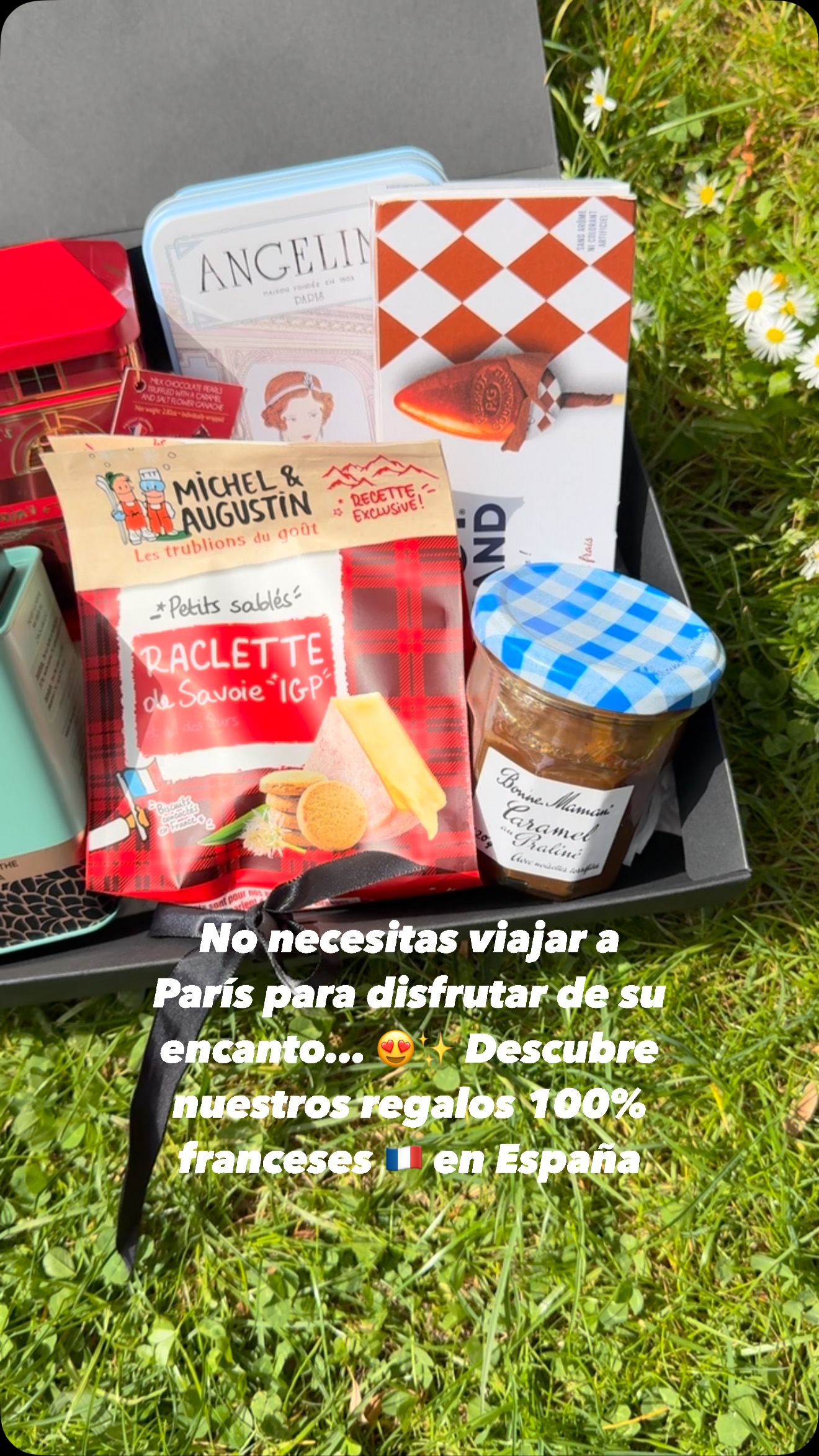 Se acerca el fin de curso…
¿Quieres tener un detalle especial con la profe de tus peques?
Sorpréndela con un regalo original con un toque parisino.
En Feliz creamos cajas con productos franceses únicos y deliciosos, perfectas para decir merci con estilo.
¡Haz que el fin de curso sea inolvidable! 💕💐
#regaloparaprofes #regaloriginal #findecurso #regaloprofe #detallesconencanto #cajasregalo #regalosconestilo #toquefrancés #sabordefrancia #endofyeargift @feliz_cajas_de_regalo