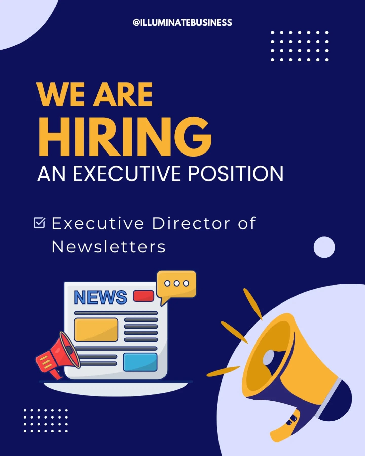 Are you...
✅ Someone who wants a resume booster?
✅ Someone who wants experience in a business organization?
✅ Someone who loves writing and wants to apply it as an executive officer?
If these apply then you should sign up as our Executive Director of Newsletters!
More info in our bio! Can't wait to see who applies 🌟✨
#InvestSmart #TeenInvestor #StartInvesting #InvestSmart #TeenInvestor #StartInvesting #illuminatebusiness #nonprofit #investing #investeen #investteentheultimateteeninvestmentguide #teen #ultimate #investment #invest #guide #teenauthor #best #sell #link #release #nonprofits #nonprofitsofinstagram #career #workshop #business #businessteens