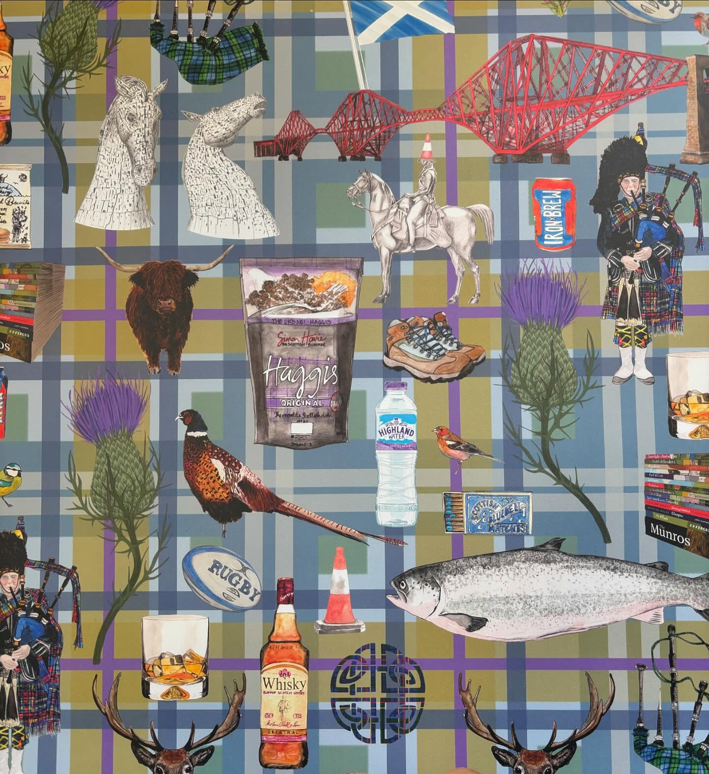 Loving this โจNEWโจ wrapping paper now in stock! #scottish #scotland #scotland_greatshots #giftshop #scottishgifts #ballater #royaldeeside #highlandsofscotland #scottishartist #scottishgiftshop #shopscotland @visitballater @visitscotland