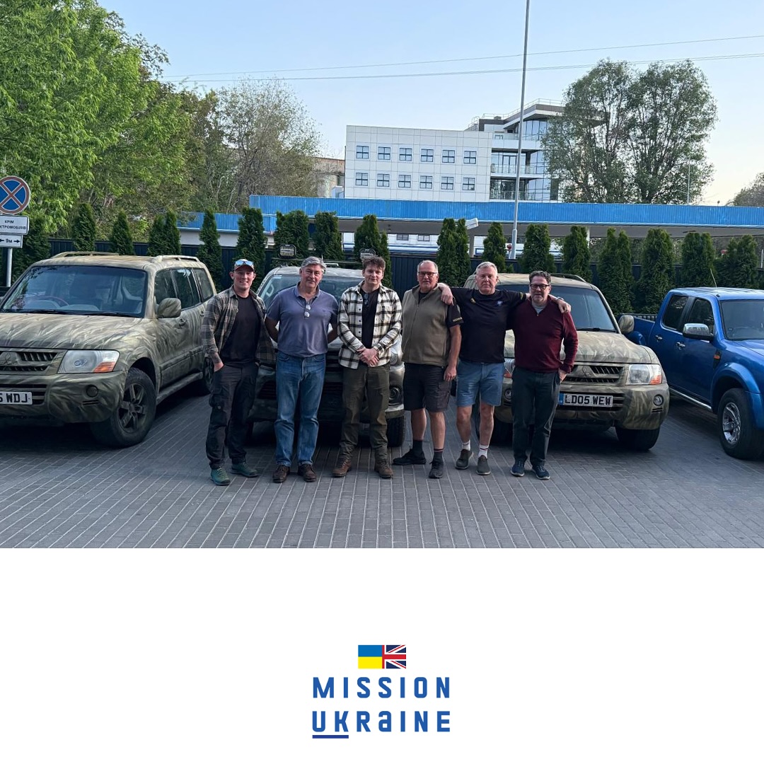 This remarkable team of heroes had an incredibly productive weekend!
Three vehicles set off from the UK and made their way to Mykolaiv. From there, four vehicles were dispatched to frontline cities, each delivered to a different brigade.
The cast:
• Ole Rollag – CEO of Murano. Ole and his company have generously sponsored NINE ! vehicles to date.
• David Helm – a courageous volunteer, Ole’s friend and travel companion. A thoroughly decent chap, and someone we deeply value.
• Stuart Alexander – the lead organiser for this journey. For the second time in just a few weeks, he has swiftly and effectively traveled all the way from Uk to Ukraine to deliver the cars to the soldiers.
• Ben Rogers, Joshua Sherry @08sherryjos , and Nick Spinks – an outstanding team of brave individuals committed to supporting Ukraine.
Well done, all of you! We’re immensely proud to work alongside such dedicated people, and we’re sincerely grateful for your unwavering support of Ukrainian soldiers – and for playing a vital role in saving lives.
A heartfelt thank you to David Toplas and his friends for sponsoring two of the delivered Mitsubishi Shoguns.
We’d also like to express our deepest appreciation to Tim Franey and his family, whose generous support over the years has meant so much to our organisation. We truly value and admire you.
Glory to Ukraine 🇺🇦
Mission Ukraine UK converts boats and 2nd hand 4x4s into basic ambulances to medevac casualties from the Ukranian frontline to stabilisation units, over otherwise impassable terrain for life-saving treatment.
🇺🇦🇺🇦🇺🇦🇺🇦🇺🇦🇺🇦🇺🇦🇺🇦🇺🇦🇺🇦🇺🇦
#dez #missionukraine #ukraine #standwithukraine #supportukraine #boatevac #heroes #evac #rib #helpukraine #helpukrainians #casevac #givefreedom #helpustohelpthem #medevac #helpus #missionukraine #slavaukraini #heroyamslava #україна #славаукраїні #героямслава #славаукраїнігероямслава