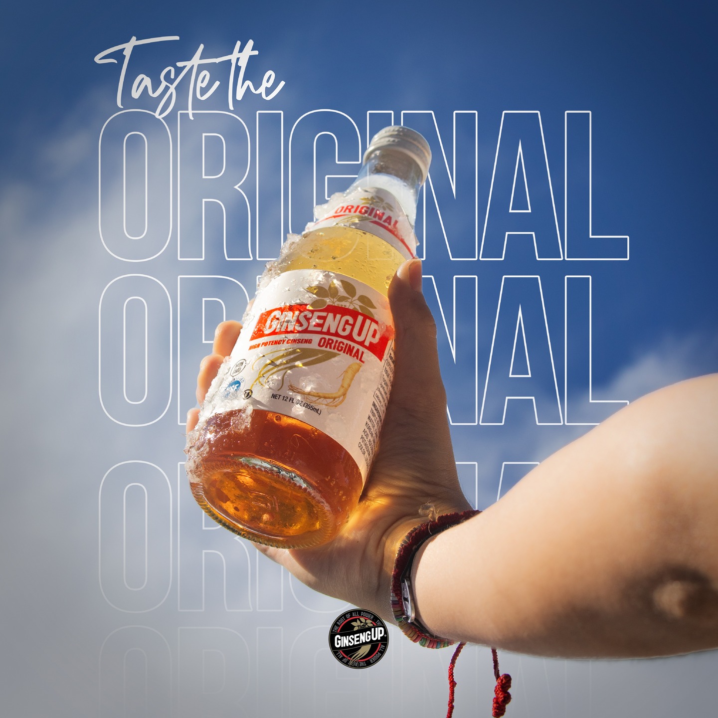 Refined. Timeless. Original. Experience the taste of Ginseng UP Original. #original #refreshing #classic