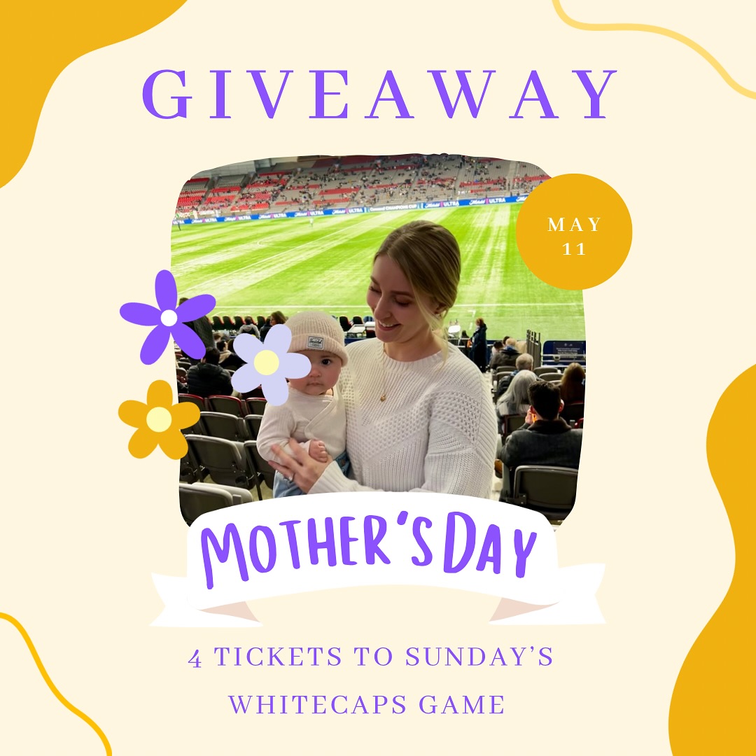 *CONTEST CLOSED* Mother’s Day is this Sunday and we know you didn’t drop the ball ⚽️ 👀
But just in case you need a little something extra for your sports loving mama, let’s get her what she really wants:
✅ a day out of the house
✅ spending time with her family
✅ where she isn’t the one coordinating everything 🤪
Wanna win?
1. Be sure to be following @tricityphysio
2. Comment why your mom’s THE BESTEST!
3. Extra 5 entries if you share to your story 💜
That’s literally it 🥰
Deadline to enter: Saturday, May 10th at 1pm PST
This contest is in no way affiliated with Instagram, Facebook, or Whitecaps FC. Restricted to lower mainland residents in B.C.