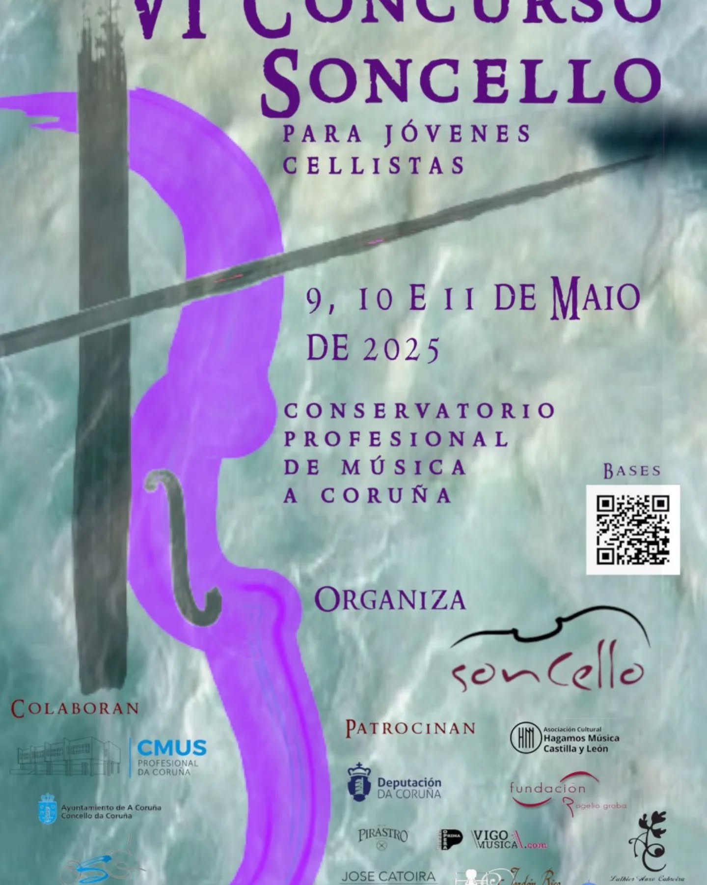 RECORDAMOS a los concursantes que las fotos de cada una de las categorías serán hoy sábado a las 13 h en el auditorio del CMUS Profesional de A Coruña