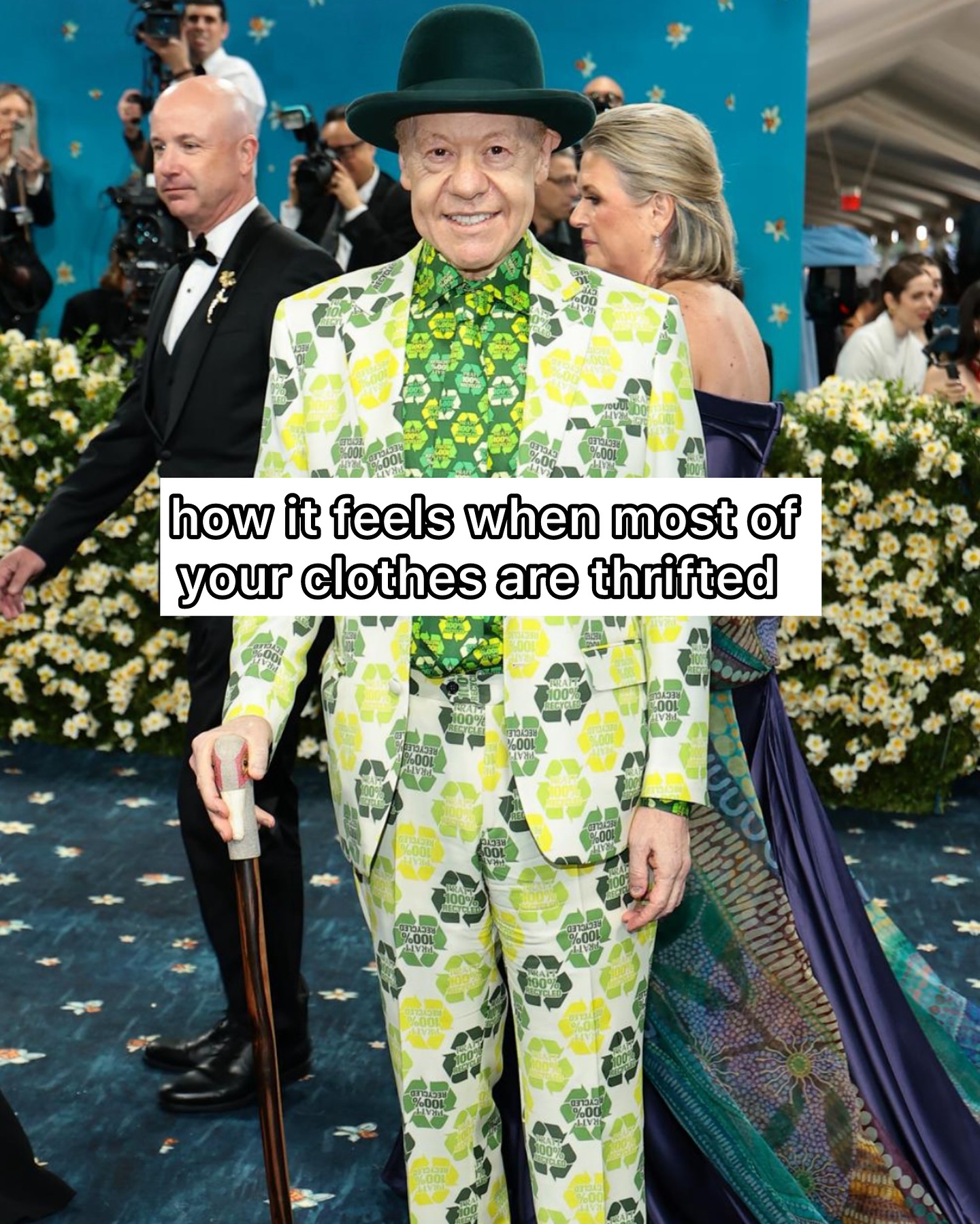 Recycling King of the #metgala2025 👑
An icon 💅 Which one are you?
#recycle #recycling #sustainablefashion #sustainability #metgala #fashion #thrifting