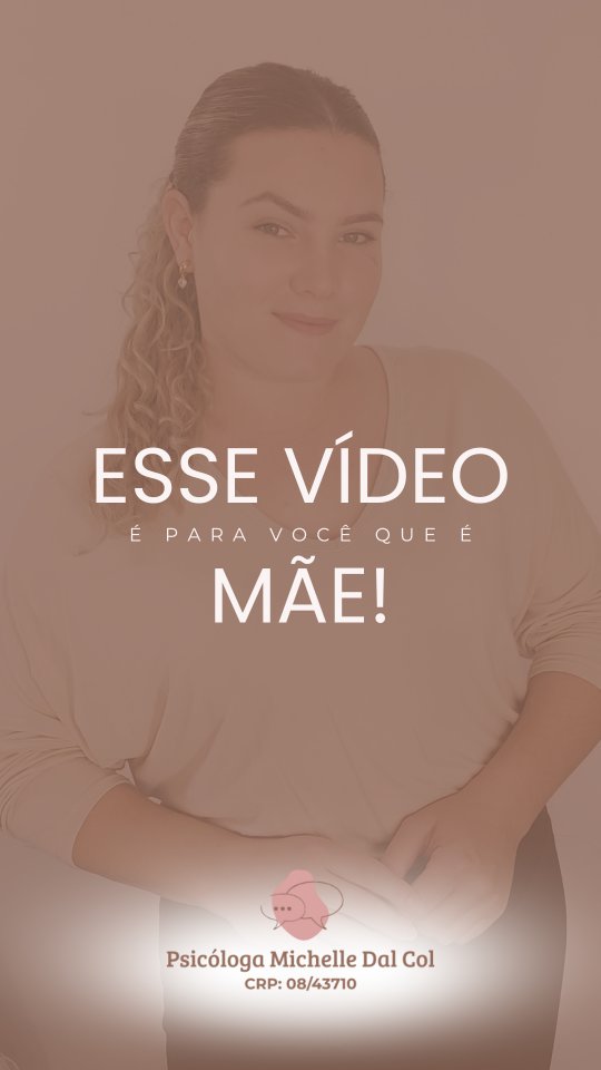 O Dia das Mães está chegando e, com ele, muitos comerciais de TV nos dizem que é tempo de presentear. Mas a verdade é que nem toda mãe vive num comercial de margarina. Nem toda mãe se sente celebrada, nem sempre existe esse “comercial perfeito” dentro de casa.
Gravei um vídeo pra falar justamente sobre isso: um convite pra que, nesse Dia das Mães, você também se presenteie. Com um olhar mais gentil pra si mesma. Com descanso. Com acolhimento. Com escuta.
Você não está sozinha. E não precisa dar conta de tudo o tempo todo. Buscar ajuda profissional pode ser um gesto de amor — por você e pelos seus filhos também.
Um espaço só seu, sem julgamentos, onde você pode simplesmente ser.
Feliz Dia das Mães, do jeitinho que for possível.
Psicóloga Michelle Bach Dal Col
CRP: 08/43710
