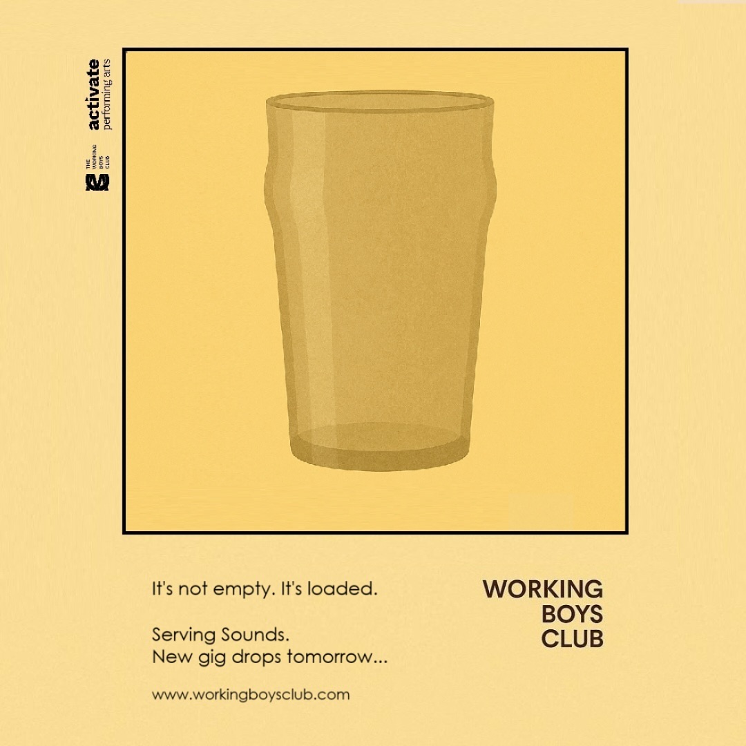 It’s not empty. It’s loaded.
Every mark, every touch — a track waiting to drop.
This one’s got weight, even when it’s dry.
Serving Sounds
Next gig drops tomorrow.
#WorkingBoysClub #ServingSounds #PintGlassDrop #outdoorarts #FestivalSeason #2025Tour