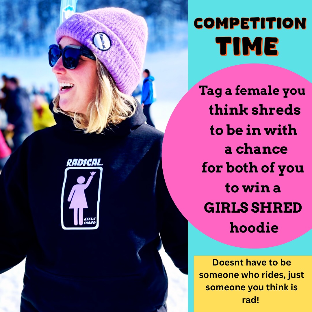 COMPETITION
TAG A FEMALE YOU THINK SHREDS!
You and the person you think shreds could win a GIRLS SHRED hoodie.
It’s not about shredding what you ride, but more importantly, it’s all about celebrating all females in all sports and all aspects of life.
Competition ends on the 15th May!
Thanks for supporting Radical. and stay rad!
#radicalclothinguk #competition #win #stayrad #rideformentalhealth #radical #rad #radicalclothing #surf #snowboard #ski #wakeboard #girlswhoshred #girlsshred #surfing #snowboarding #summer