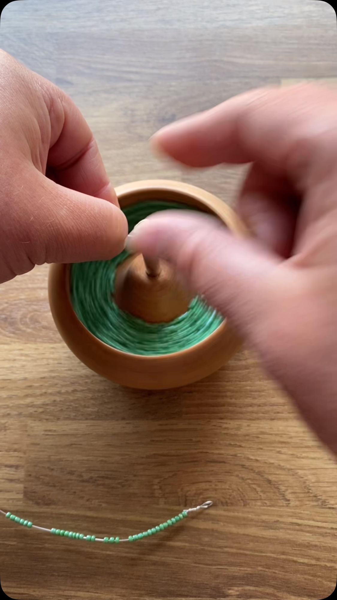 Using a bead spinner (my favourite tool!) makes threading your beads onto wire much easier than doing so by hand!
#beadspinner #tutorial #thebeadedgarden #threadingbeads #craft #craftsinaction #crafttutorial