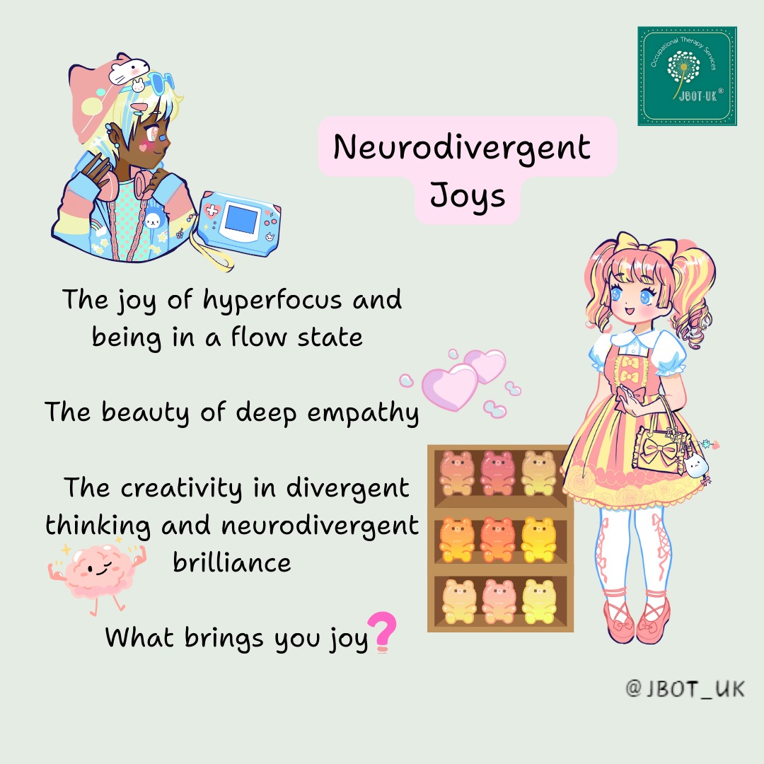 The news lately has been grim.
With so much negativity and uncertainty, we can feel contaminated by it, like sea life in an oil spill.
I thought it might be nice to take a moment and think:
What brings you joy?
What are you proud of?
#Joy #NeurodivergentJoy #Hyperfocus #FlowState #BeingBecomingBelonging #NeurodivergentExcellence #DeepEmpathy #Beauty #Creativity #Strengths #SpecialInterests #OutOfTheBoxThinking #Autism #ADHD #AuDHD #Dyspraxia