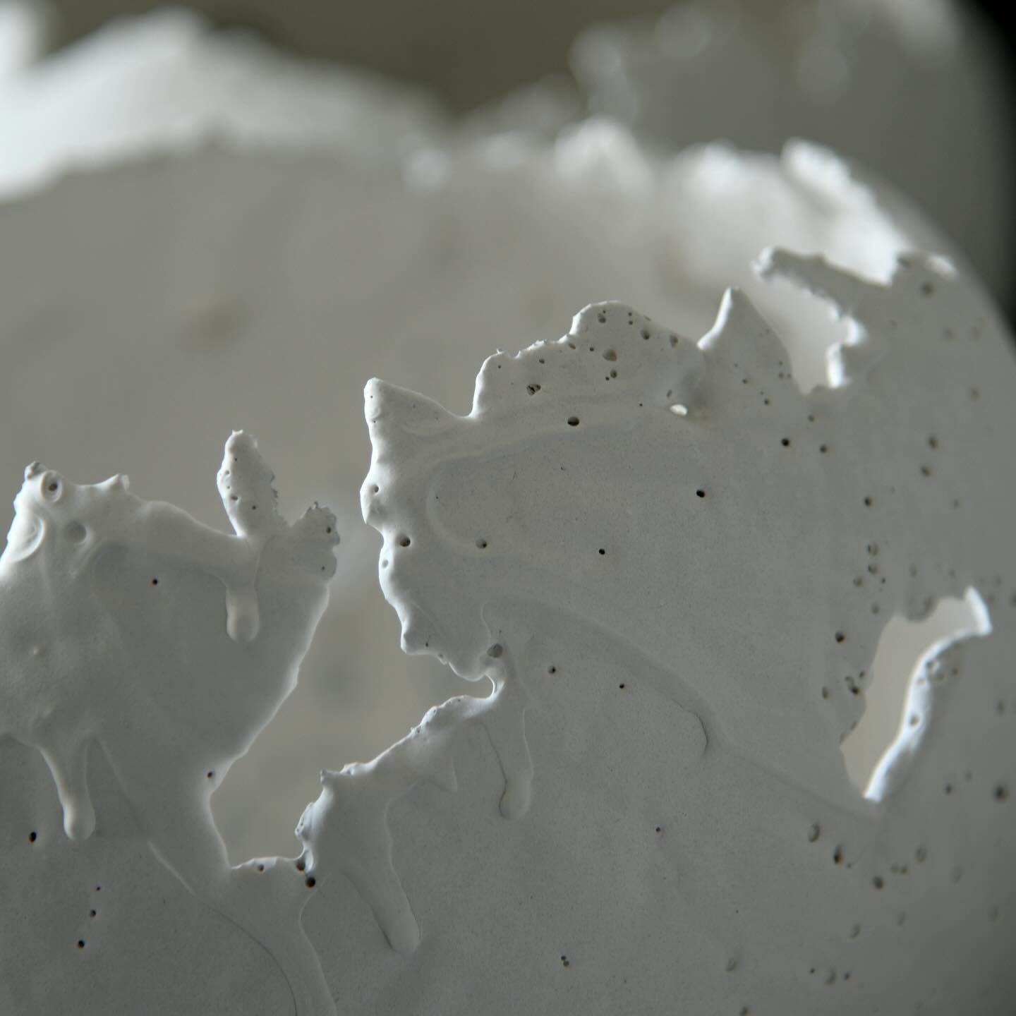 Glazed bowls, waiting patiently to be fired.
I’d like to take this opportunity to talk a little bit about my process.
All the colour and texture you see on the surface of my vessels comes from reactive slip.
Slip is basically clay, mixed with water to the consistency of runny cream, into which can be added ceramic oxides or coloured stains to create a palette of decorative colour.
The slip is then painted onto the surface of the vessel before it has dried and then traditionally the piece is fired to earthenware with a clear glaze on top to bring out the colour.
My twist on this centuries old technique is to add large amounts of metallic oxides and ceramic materials to slip and then fire the work to stoneware. The high temperature in the kiln causes the materials in the slip to melt and react with the glaze, creating drama and movement on the surface of the piece. And my glaze - which may look white - is actually transparent and tinted a faint green/blue but as the glaze cools in the kiln tiny white crystals form on the surface. Growing together to create a stone-like, matte appearance which also sparkles as the glossy glaze beneath pings through where the crystals join. My aim to create a beautiful surface with as much interest as possible.
Sorry that was quite long and I could go on and on, if you make it to CAL this weekend feel free to ask me any questions, I’m happy to talk about all things ceramic til the cows come home … or I lose my voice.
You can find me on stand 35
•
•
•
@ceramicartlondon
#ceramicartlondon
#CAL2025
#londonceramics
#london #ceramics
#craftpottersassociation
@craftpotters