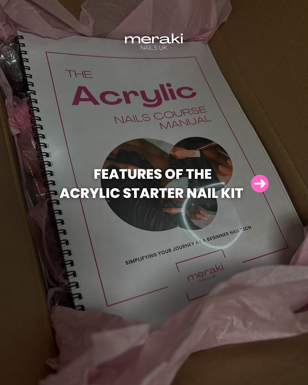 Features of the starter nail kit 👉
Helping you start your nail journey the right way – with ease, quality, and confidence ✨
Shop online & enrol on the online acrylic nails course using the link in the bio at www.merakinailsuk.co.uk / View more information in the “Nail Kits” highlight
•
#acrylicnails #starternailkit #starternailkits #nailkit #nailkits #acrylicnailkit