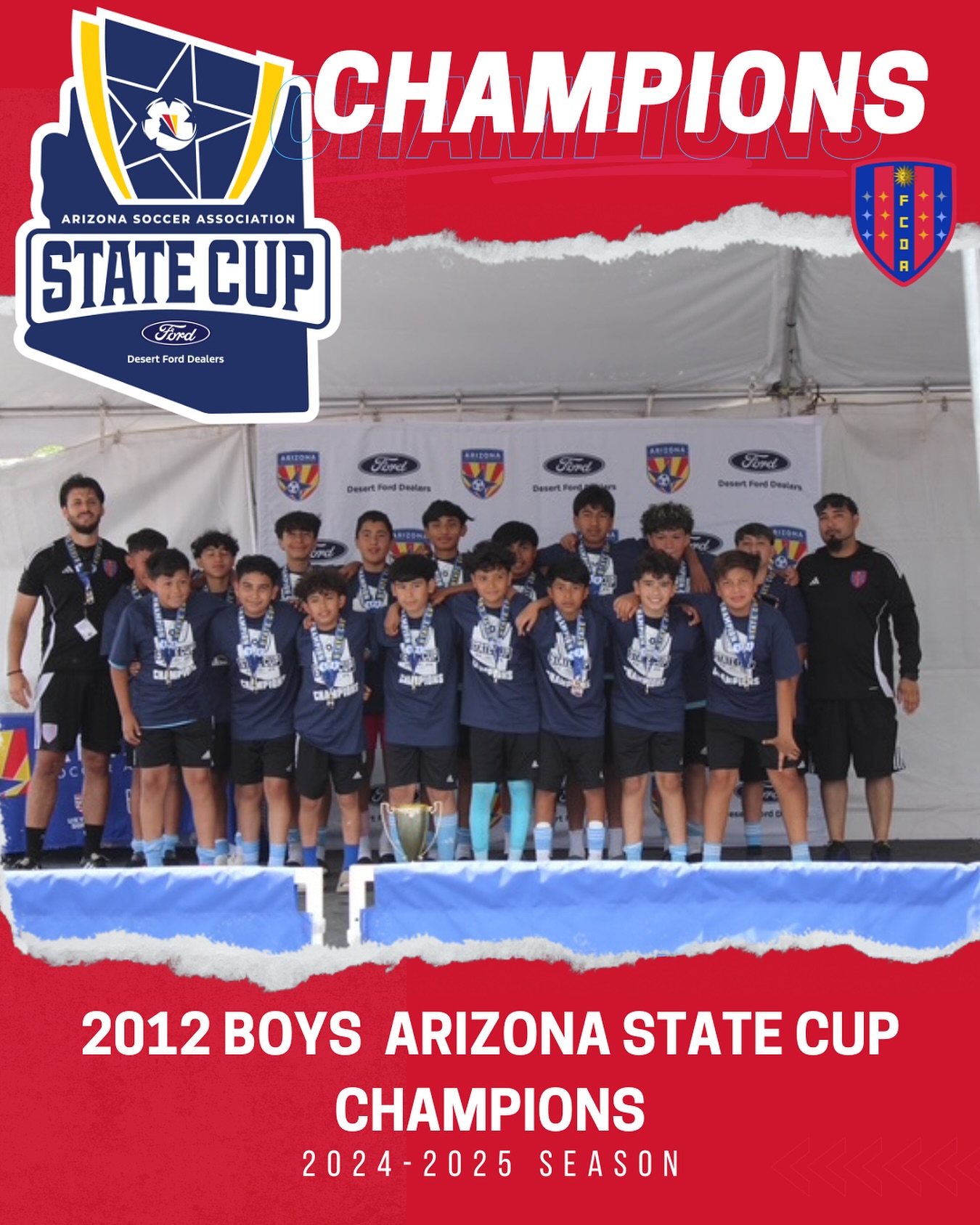 Congratulations to our 2012 boys for winning the Arizona state championship second year in a row! well done gentlemen we are very proud of you. 🫡🔴🔵
#backtoback #chmpions #statecuo