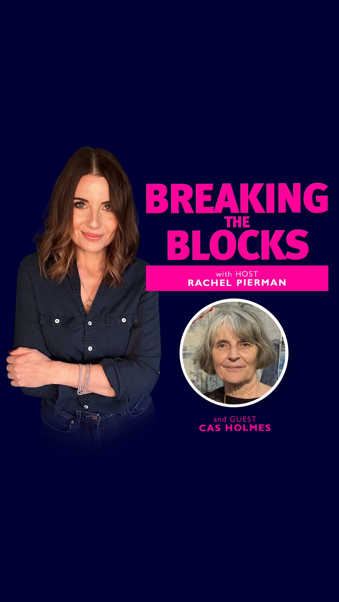 Season two episode 18 of @breakingtheblocks is out today. Artist @casholmestextiles joins me today to talk about the very important, but perhaps under discussed subject of being a carer. Sadly Derek, Cas’s husband of 44 years, suffered a catastrophic stroke meaning huge changes had to be made to both of their lives. In this episode we talk about the difficulties of being a carer, the lack of support in some circumstances and how to adapt to new challenges. Thank you very much Cas for joining me in the studio and being so frank in our discussion.
The podcast is available wherever you get your Podcasts and also on the breaking the blocks podcast YouTube channel
#breakingtheblocks #mentalhealthpodcast #journeywithin #womenover50rock #positivementalhealth