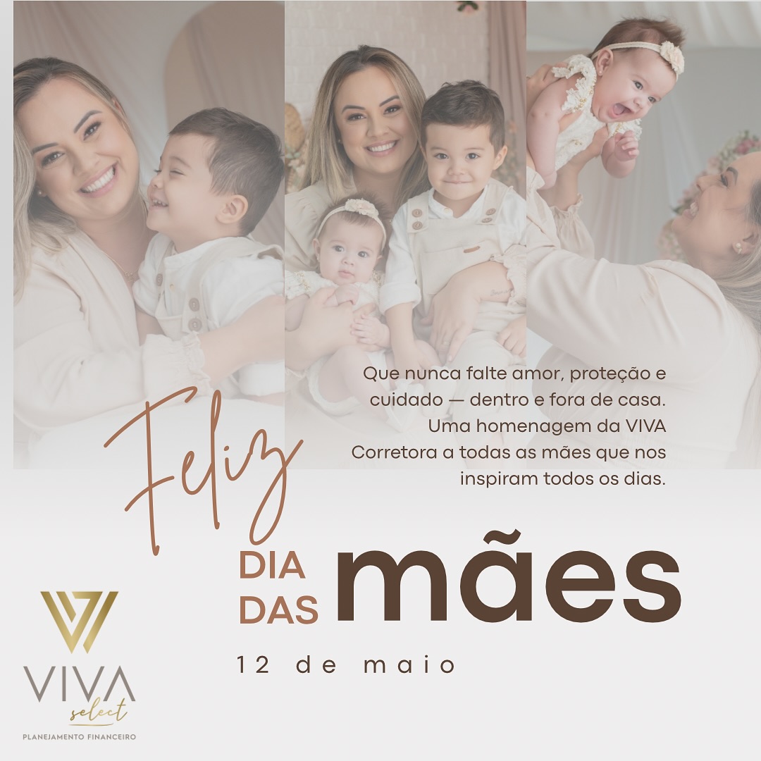 Um feliz dia das mães a todas as nossas clientes! 💐🥰🙏🏻❤️