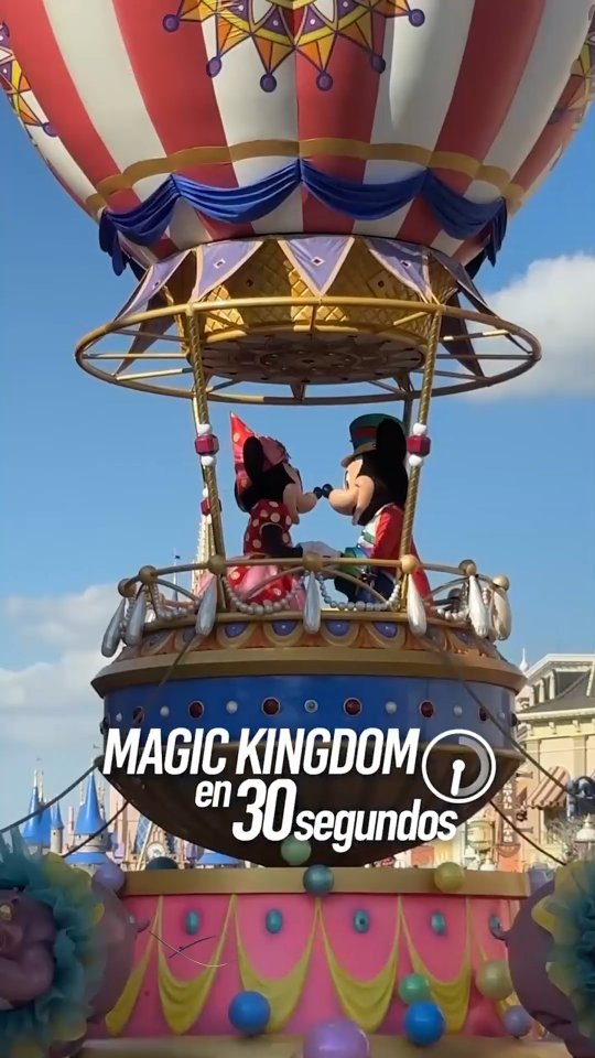 Te invitamos a conocer #MagicKingdom en 30 segundos ⌛️ 🤩 #Disney
