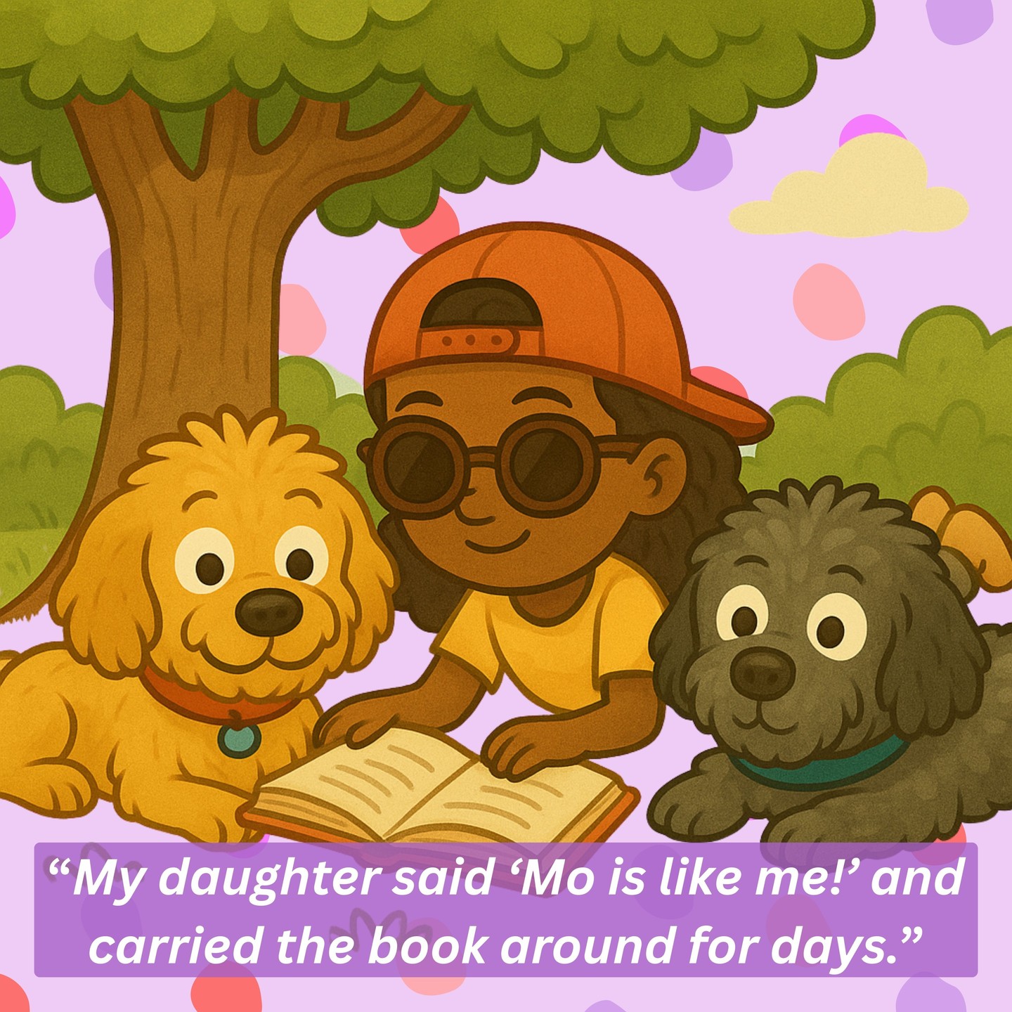 Check out who’s diving into Mo & Milo this week! 🐾 Share your snapshots for a chance to be turned into a cartoon with our pals Mo and Milo! Let's celebrate all kinds of readers— from the quiet ones to the goofy ones, and everyone in between. #fanfeaturefriday #moandmilobooks #readtogether #inclusivekidsbooks #kidsbookcommunity