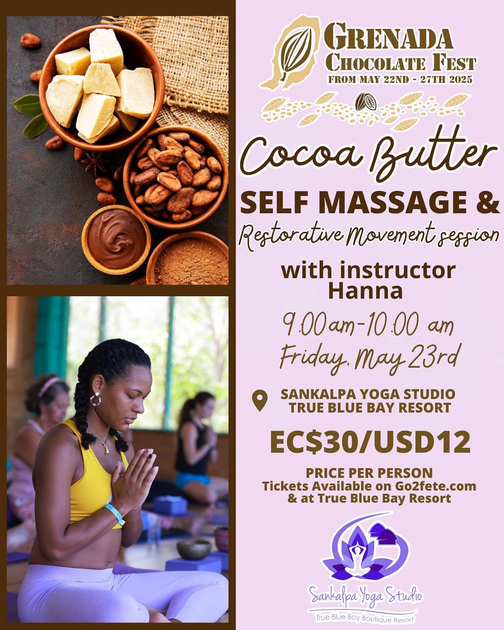 The countdown is ON!
The first wave of Grenada Chocolate Fest 2025 events just dropped — and it’s all things cocoa, culture, and celebration!
Catch all the @truebluebayresort events now live on Go2Fete!