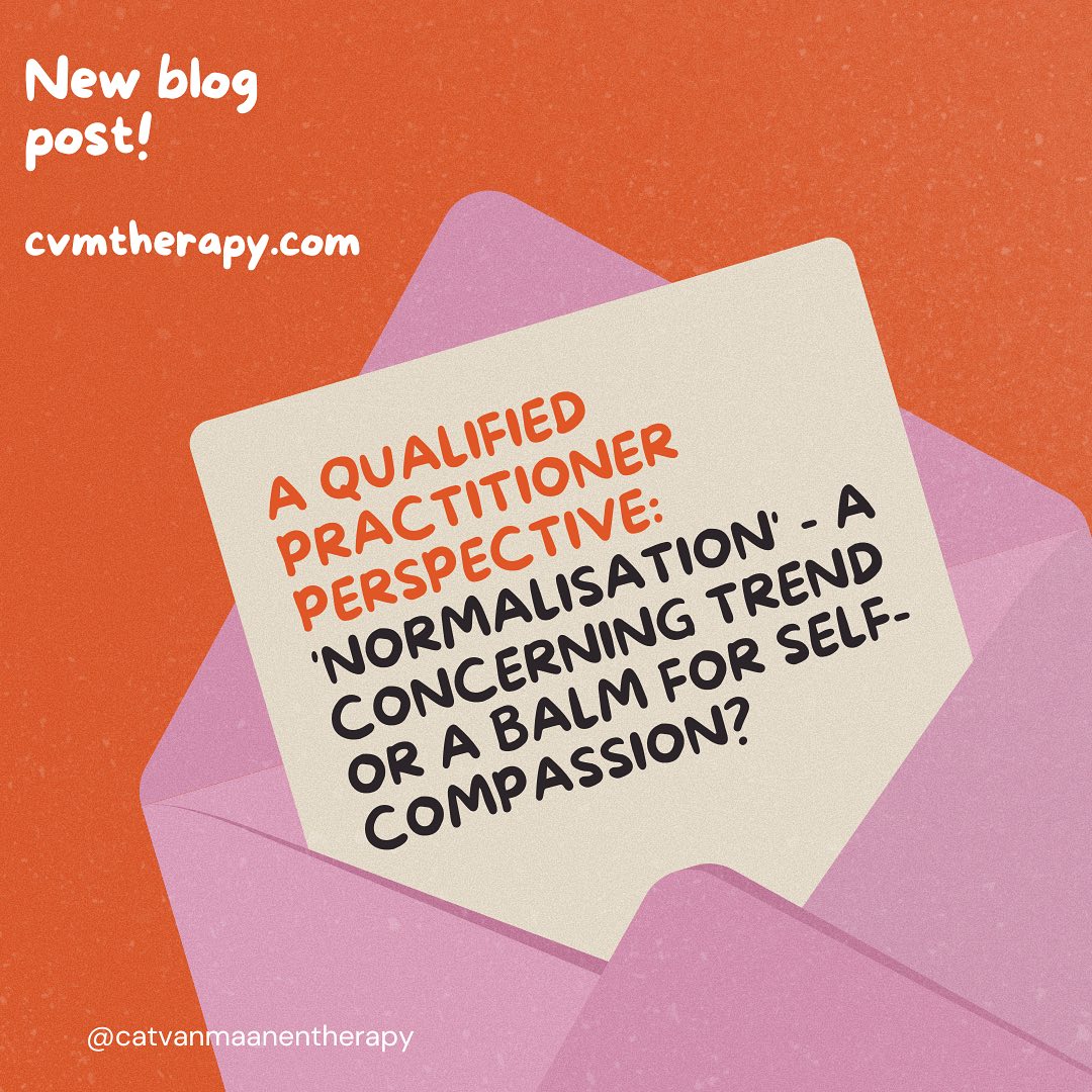 Let’s talk about normalisation and the trend that is filling my social media feed!!
Normalisation in therapy is the START of a sentence. For example: let’s normalise … talking about this.
Normalisation is about feeling out taking away the sham: stripping all of those feelings of taboo away from the subject and looking at it for what it is- trying to understand where the behaviours may have come from or where the feelings about themselves may have come from and using that in the therapy as a way to understand themselves at large: to learn to take accountability, to learn to take responsibility, and have a more nuanced understanding of themselves as a multifaceted person who has good qualities, difficult qualities, and challenging qualities. This permits the person to be able to move forward in a strengthened position.
With every client I’ve worked with that has a challenging behaviour or set of challenging behaviours, we have achieved so much more by removing the shame and focused on understanding them at a human level and listening to the client rather than just seeing the behaviour. If the client had stayed in that position of shame they would not have grow. Shame does not allow growth. by bringing these behaviours and challenges out of the shadows and into the spotlight of conversation we are able to take that behaviour and reframe it and see it for what it is and to explore it. My clients have benefited from this, they’ve moved forward, they’ve taken accountability, they forgive themselves, they don’t live in shame. And let’s just be real here - as humans we have ALL made mistakes … we’ve all said the wrong thing or had a thought that doesn’t feel comfortable to us, and perhaps even engaged in challenging behaviours such as being deceitful, being mean to people etc.
Shame prohibits the conversations that need to be had. Let’s normalise bringing difficult topics into our therapeutic conversations. Here, normalisation is important. But like with anything: normalisation, without accountability, without purpose, without further exploration is not effective in any case.
See more of my opinion on the blog ☺️✨ cvmtherapy.com 📬
#shame #normalisation