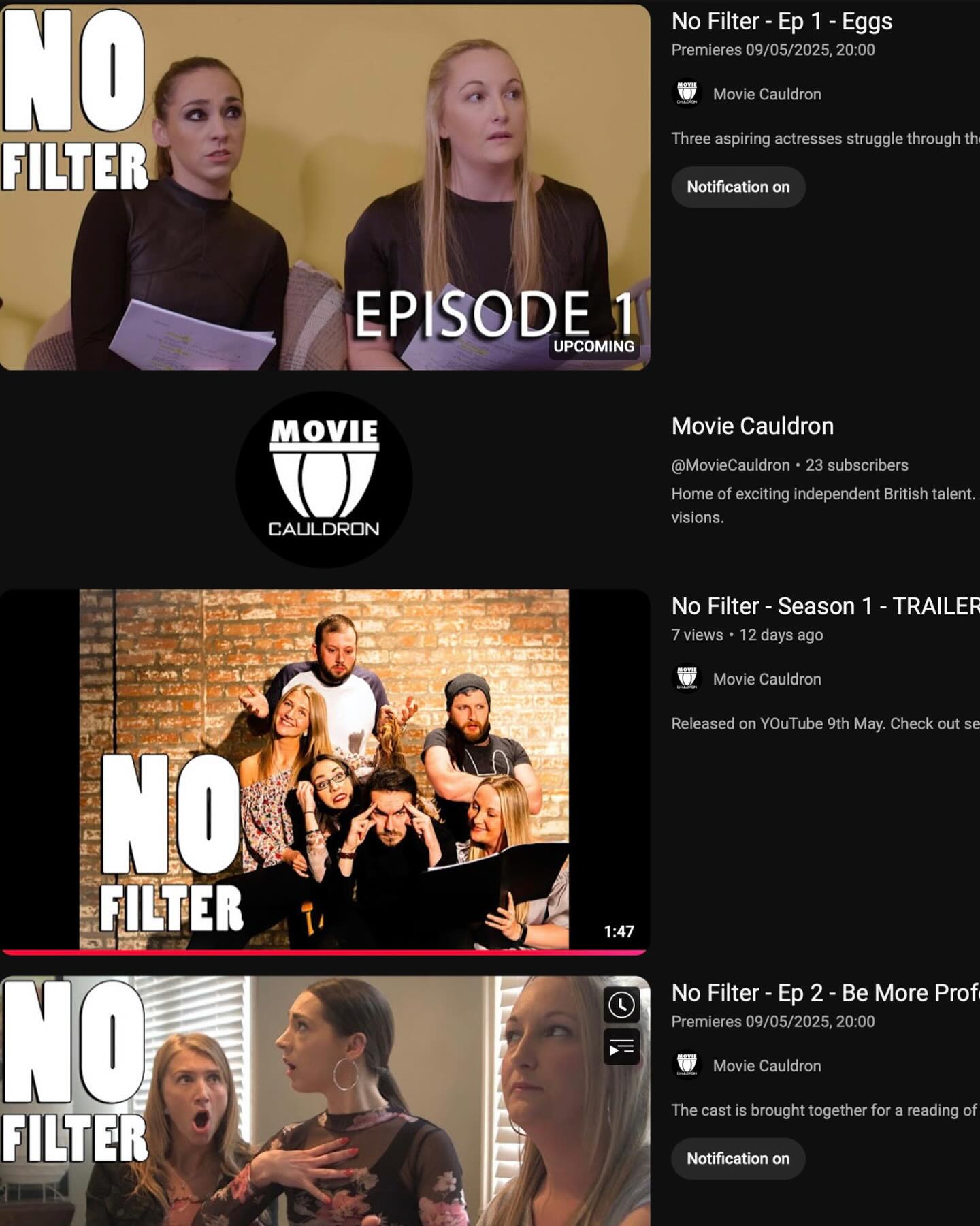 Episodes 1 and 2 dropping tonight at 8pm UK time! Over at the @the_movie_cauldron YouTube channel https://youtube.com/@moviecauldron episode 3 drops next week! We have so much talent on this project that I couldn’t tag them all but go follow them and enjoy!
#Acting #VoiceActing #Actor #VoiceActor #VoiceActors #HomeStudio #HomeRecording #VoiceOver #VocalArtist #Blog #ActingBlog #VO #VocalStudio #VoiceProduction #VocalBooth #Theatre #TheatreActor #ImmersiveTheatre #MusicalTheatre #Musical #actingclasses #actingclass #actingcoaching