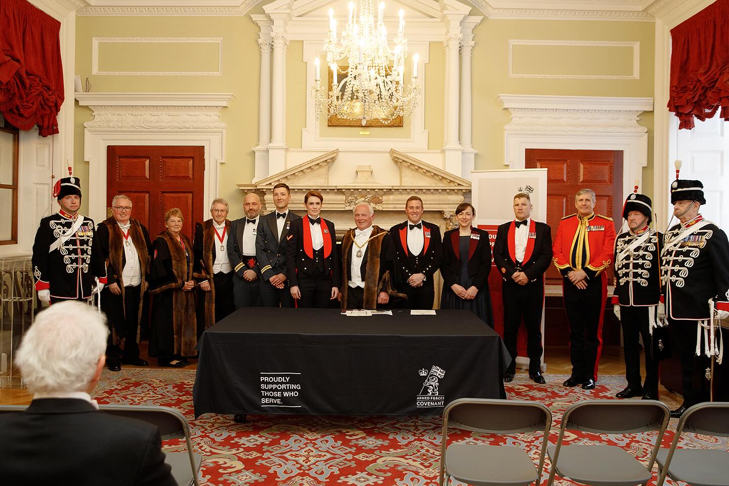 The WCF was proud to sign the Armed Forces Covenant today at the annual Livery Banquet in the presence of the Lady Mayoress. The WCF has a long history of supporting those within the armed forces and this signing solidifies that relationship going forward.
