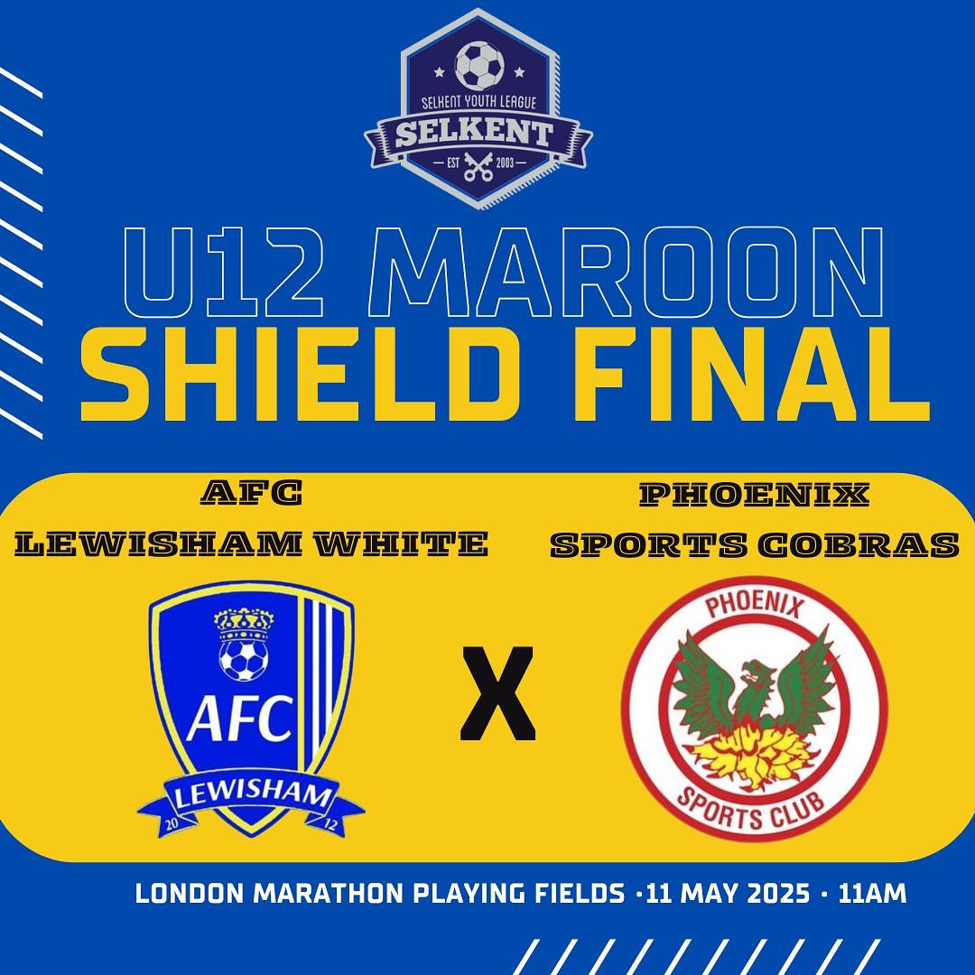 AFCL U12 Whites are ready for the Shield Final this weekend against Phoenix Sports! Let’s go, Lewisham — your support means everything! Let’s bring it home!
