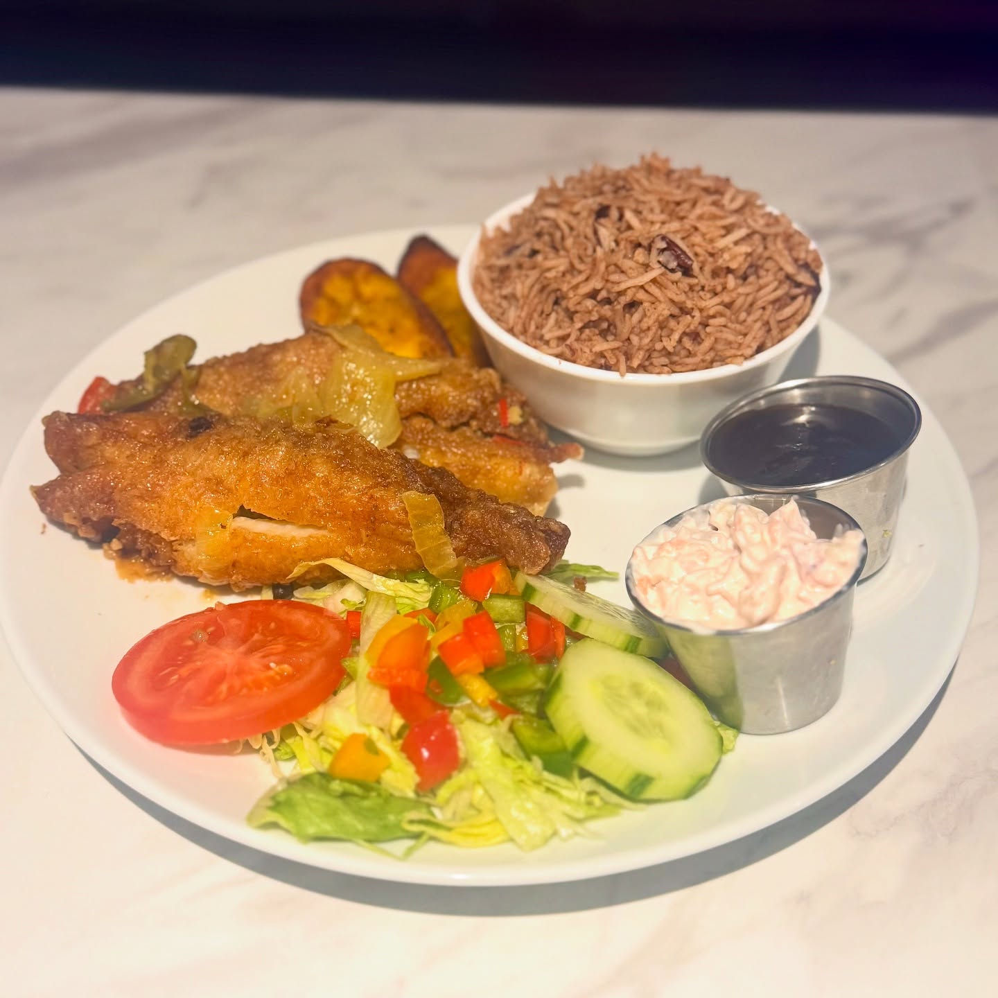 Hope You All Have A Blessed Sunday, With Good Vibes & Good Food โจ๐ด
.
.
.
Follow us on TikTok!! paradise_romford
.
.
.
#Caribbeancuisine #jamaicanfood #chef #caterer #restaurant #romford #paradise #family #business #lounge #bar #jamaican #love #food #lounge #bar #essex #london #cocktails #events #catering #services #sweets #dinner #explore #explorepage #viral #festivals