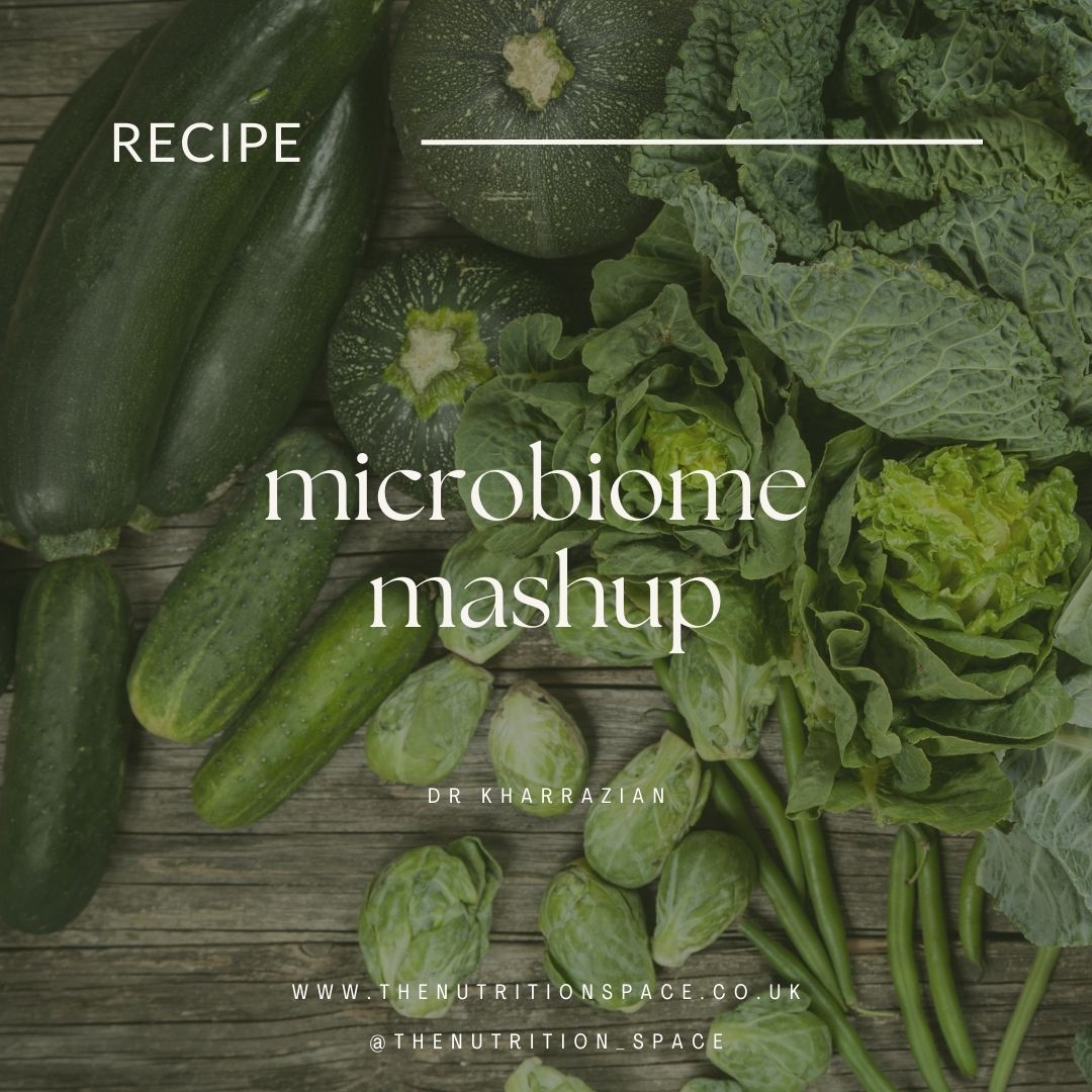 Microbiome Mashup - A simple recipe. A powerful way to support your gut.
Inspired by Dr. Datis Kharrazian, the Microbiome Mashup is a daily or weekly practice that can do wonders for your gut microbiome - and therefore your overall health, including immune function, hormone balance, brain health, and mood.
This mashup is packed with diverse plant fibres and polyphenols, which help feed your beneficial gut bacteria and support a healthy, resilient microbiome. Diversity is key when it comes to gut health - the more plant types, the better!
🥣 How to make it:
▪Collect 10–15 different colourful vegetables (raw or lightly steamed) - think kale, broccoli, red cabbage, carrots, peppers, spinach, courgette, beetroot, fennel, etc.
▪Chop finely or pulse in a food processor until finely shredded.
▪Add fresh herbs or a pinch of spices if desired (turmeric, ginger, parsley).
▪Store in the fridge for a few days - use a few spoonfuls daily!
Top tip: You can also freeze the mix in ice cube trays to preserve freshness and make it easy to grab and go!
💡 Ways to use it:
▪Add to salads or soups
▪Stir into scrambled eggs or omelettes
▪Top on baked potatoes, sweet potatoes, or grain bowls
▪Blend into smoothies (yes, really!)
▪Use as a colourful, crunchy side
Gut health = whole-body health, and this is one of the easiest ways to increase your daily fibre and plant diversity.
Give your microbes something to thrive on!
#guthealth #microbiomesupport #microbiomemashup #drdatiskharrazian #nutritionaltherapy #eattherainbow #diversitymatters #functionalnutrition #holistichealth #plantpower