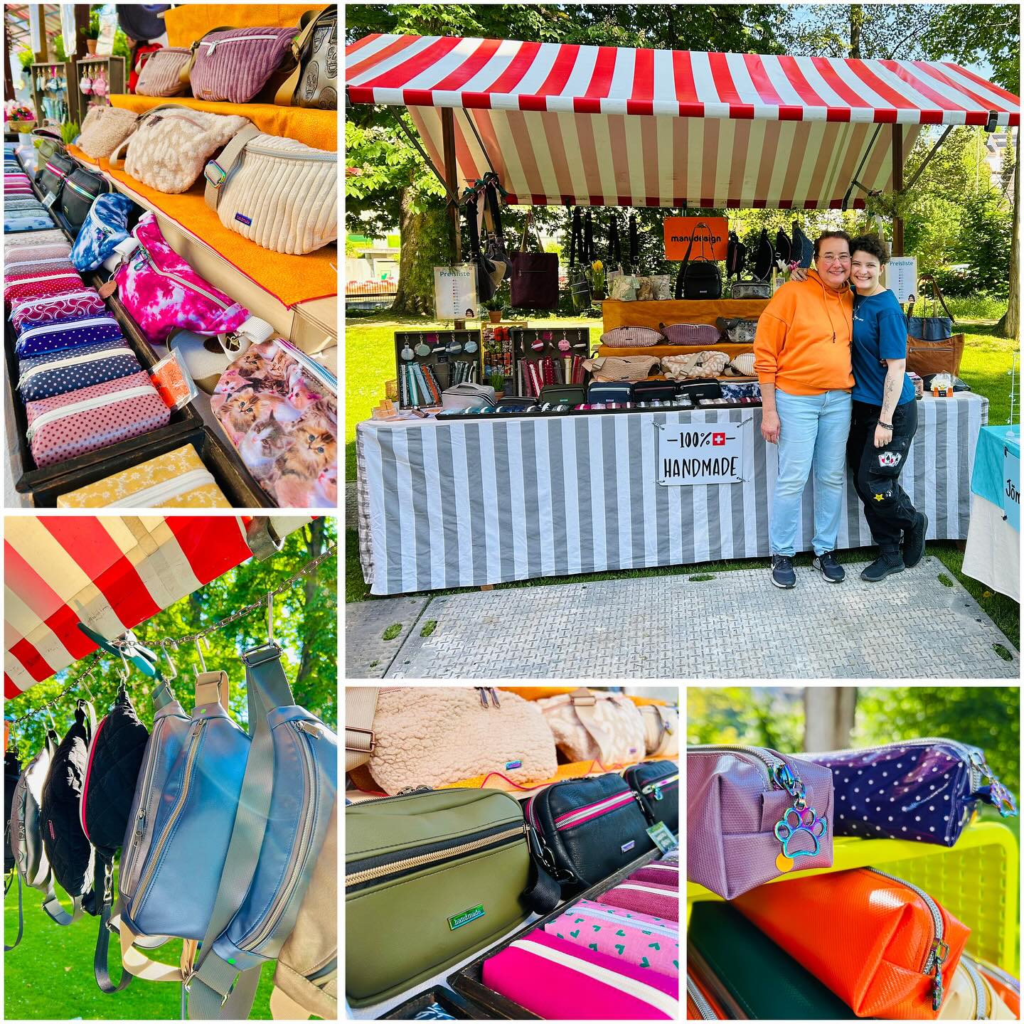 Vielen Dank an alle, die mich an meinem Stand gestern beim Binninger Frühlingsmarkt besucht haben🥰🧡. Der Markt zusammen mit meiner Tochter @joemigurumi2023 hat mir so viel Freude bereitet wie schon lange nicht mehr!😍😍🤗. Hoffentlich sehe ich euch bald wieder beim nächsten Markt😊.
#manudesign #handmade #smallbusiness #smallbusinessowner #smallbusinesssupport #bagslover #handarbeit #schweiz #switzerland🇨🇭 #swissmade #swisshandmade #market #selfdesign #womansmallbusinessowner #umhängetasche #bauchtasche #markt # #selbstgemacht #prettybag #prettybags #coolbag #bagforwomen #bagformen #unikat #träumewerdenwahr #stoff #cotton #stitch