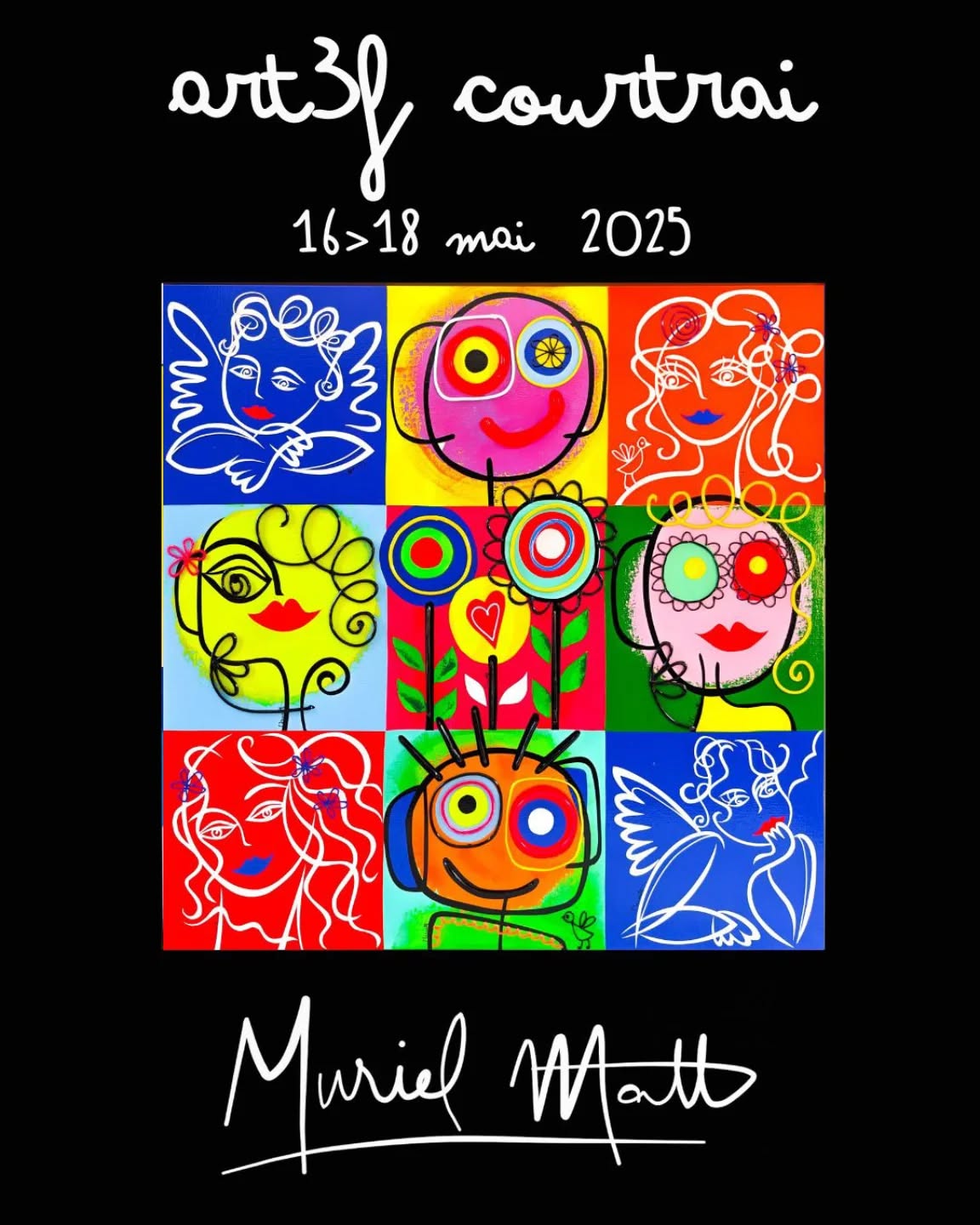 Ravie d'exposer à Art3F Courtrai du 16 au 18 mai, stand G08 en face de l'espace restauration 😊
Invitations depuis mon Linktree ou en m.p.
à très vite 🤩