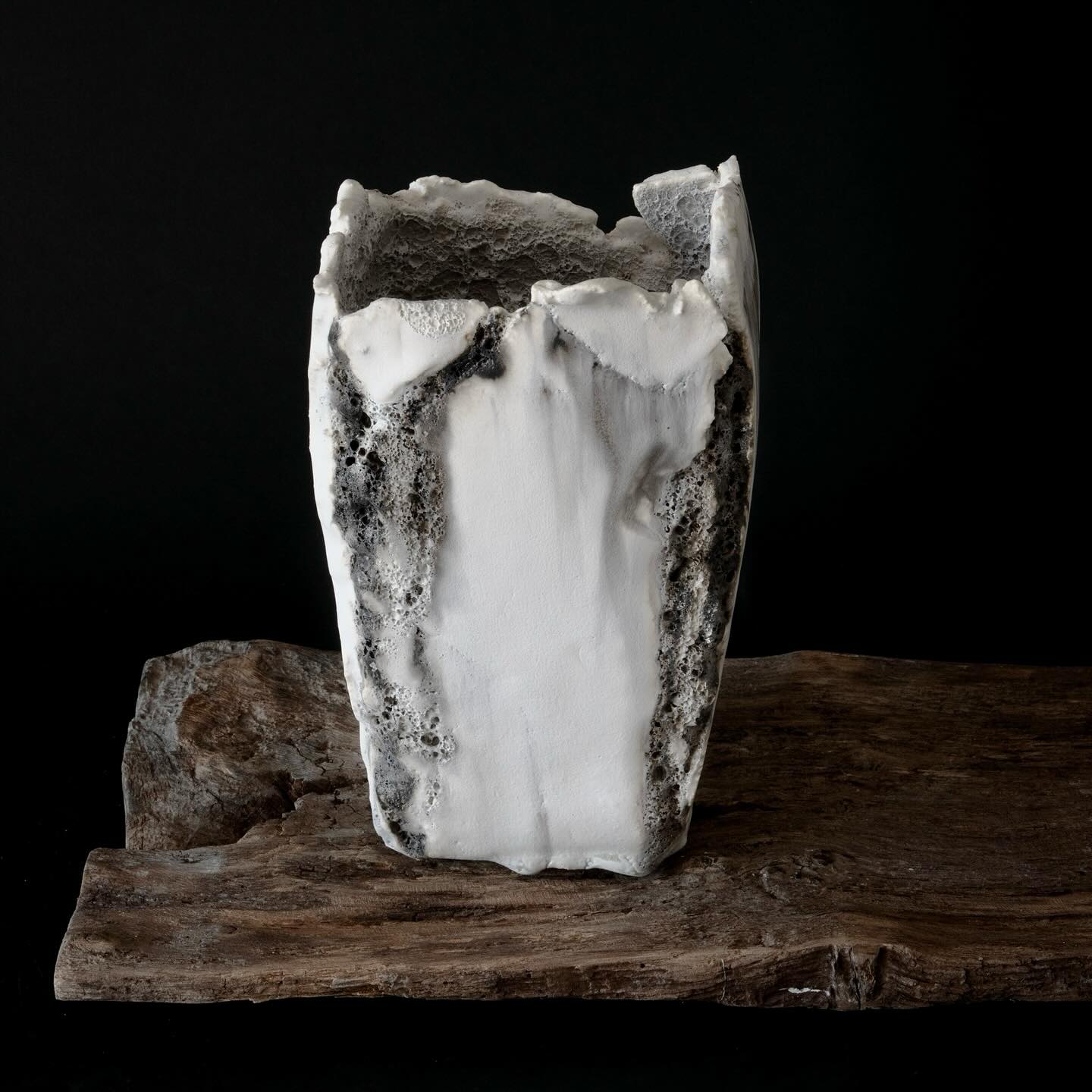 Karst Vessel
Porcelain and stoneware, reactive slip, glaze.
There are some pieces that really excite me when I open the kiln to see them for the first time. This small karst vessel was one of them so I was delighted when a lovely couple chose to take him home with them yesterday.
This piece will definitely influence and inspire my future work.
•
•
•
@ceramicartlondon #ceramicartlondon
#CAL2025
#londonceramics
#london #ceramics
#craftpottersassociation
@craftpotters