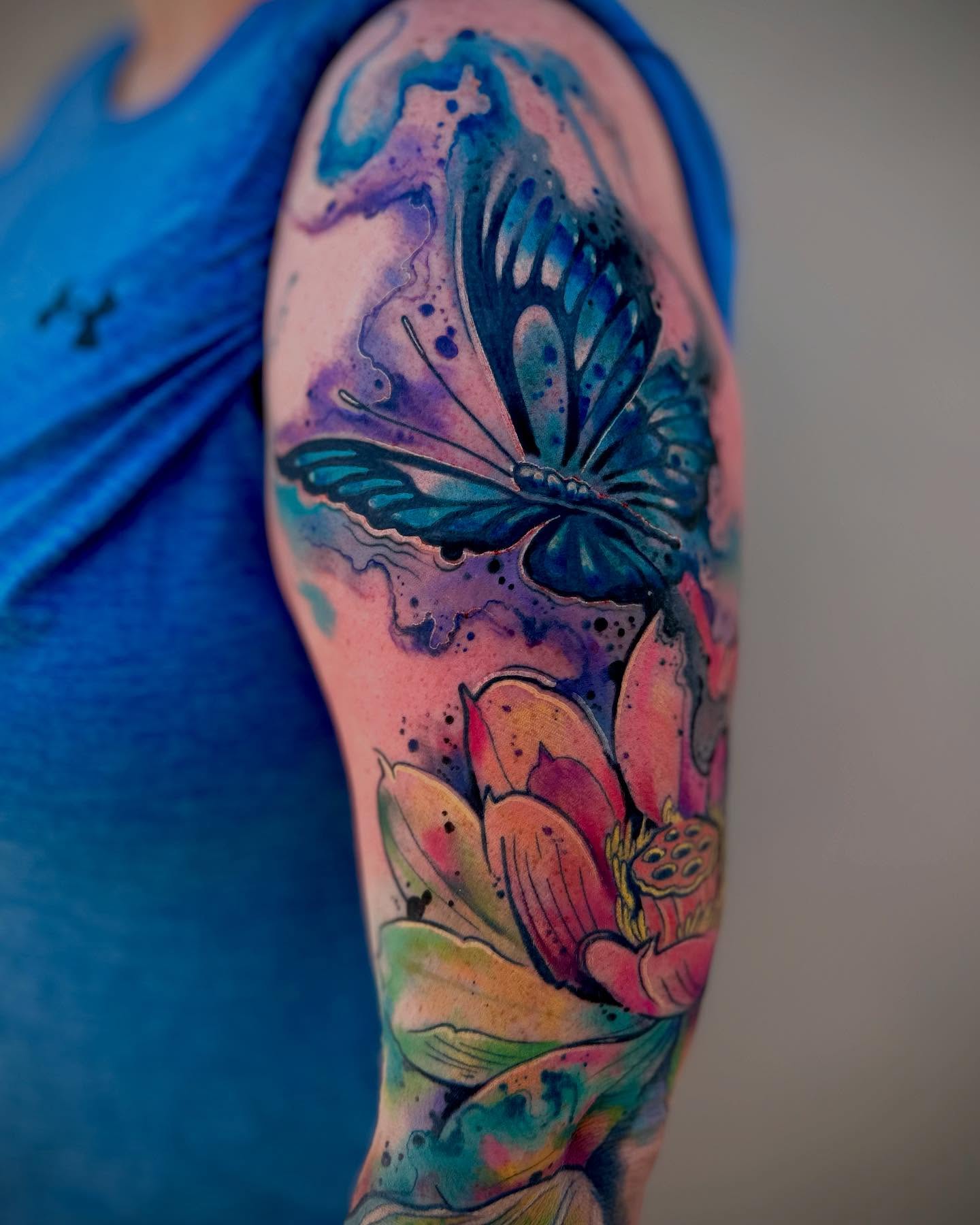 Some more recently completed pieces by Johnny⦠Have a wonderful Friday! #watercolorpainting #albuquerquetattoo #WatercolorTattoos #WatercolorTattoos #AlbuquerqueTattooArtist #AlbuquerqueTattooShop #AlbuquerqueTattoo #Watercolor #TattoosOnWomen #WomenTattoos #Butterflies #WatercolorButterButterflies #WatercolorAwesomeness #TrueTattoosNewMexico