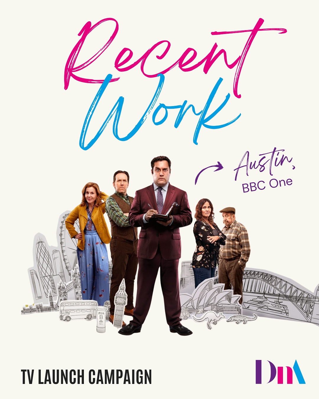 📺 Lights, camera, Austin!
We were delighted to work with ITV Studios on the launch campaign for the “laugh-til-you-cry funny” sitcom Austin, which premiered last month on BBC! Some of our coverage highlights from this exciting campaign included:
📺 Appearances for the fantastic cast on The One Show, Sunday Brunch and Morning Live
🗞️ Features and reviews in national newspapers such as The Guardian, The Sunday Times, The Daily Telegraph, Metro and The i Paper
🎤 Recommendations and listings in guides from Radio Times, Closer, Heat, TV Choice, Total TV Guide, Woman and more
It’s been a joy to work on this heartfelt, hilarious show - if you missed it, every episode of Austin is available to watch on BBC iPlayer now!