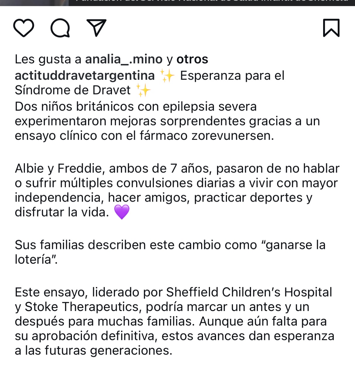 Este es el ensayo clínico en el cual participará Baby Leo. Una promesa de vida, una esperanza cuando todo parecía oscuro y sin estrellas
Gracias por seguir siendo luz para Leonor ✨🐦🔥