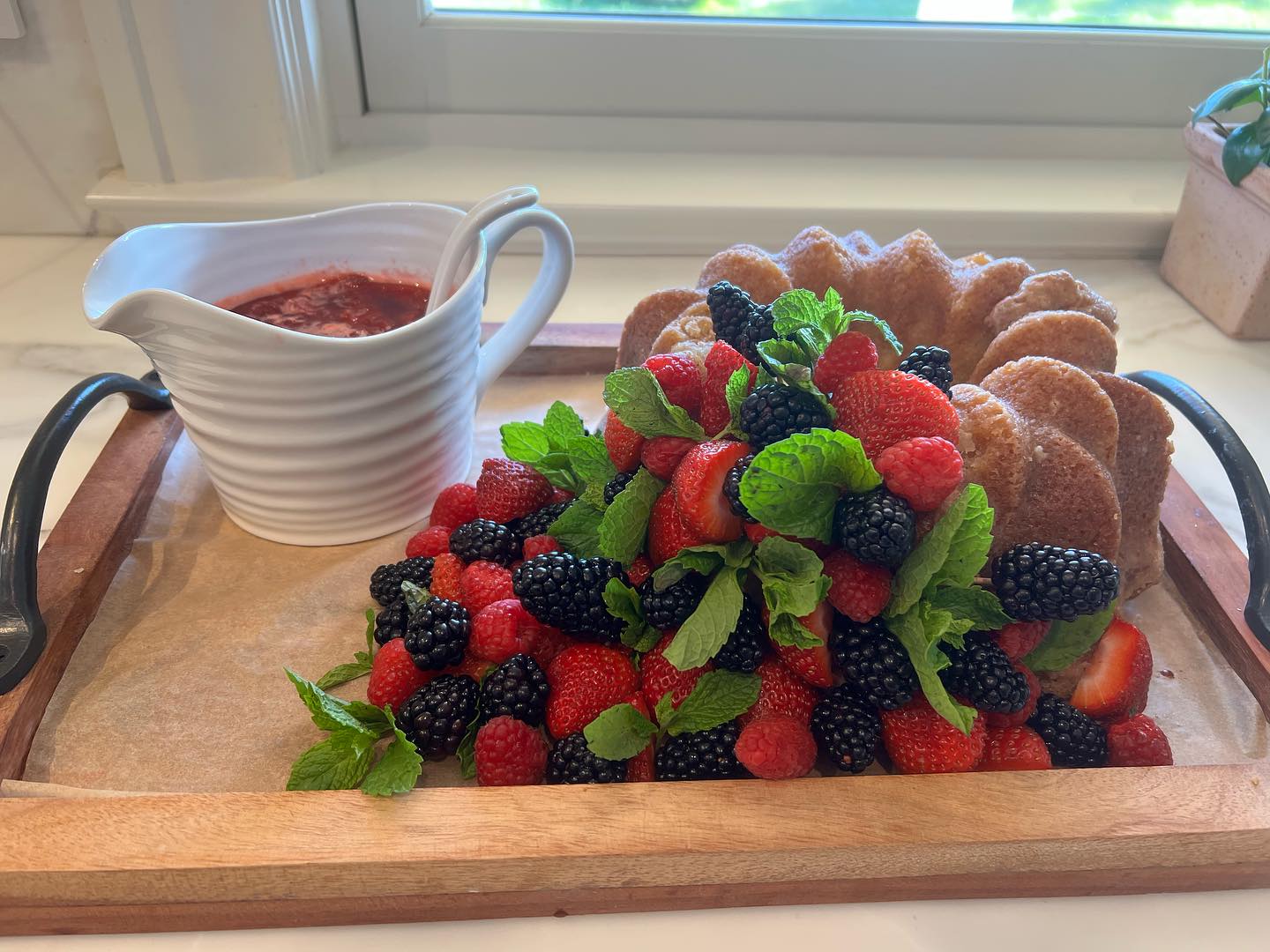 Happy Monday!
✨
Today I want to share a little story about a cake that I hope will remind you to stay positive in tougher times. I am told, by my husband’s food appreciation monitoring system, that I am a good baker. And for the most part, I agree. However; I wrestle with the need for perfection, I am a Virgo and that need to perfect everything runs deep in my veins.
✨
A few months ago, I baked a Kentucky Butter Cake for one of my best friend’s birthday party. I deliberately wanted a rich cake as she is famous for loving anything rich and filled with whipped cream or butter. I lovingly baked this cake, I followed the directions to the letter, and it rose and baked up perfectly. However, when the time came to turn it out about a quarter of the cake stayed in the pan. I was beyond devastated. How was I going to serve this??
✨
That’s when my natural, go-to fix it solution kicked in, I got creative. I decided if you can’t fix it, play with it. I had made a raspberry coulis to go along with the cake so I decided to use berries to cover the damaged area. I gathered every berry I had in my fridge and decided to cascade berries down and over the “not so perfect” part. As a base, I used toothpicks to secure the first cascade. I was certain we would just pick the top berries and that part of the cake would go uneaten, my assessment was correct. Guests at the party were blown away by this beautiful design and I did share it was covering up a big mistake, but I believed it did so in an elegant way.
✨
So on this dreary Monday morning, with my cake story, I am reminding myself and you that most errors/problems can be fixed with a little determination and creativity. When faced with a challenge today, instead of getting upset, ask yourself how can you make this situation even better than before and see what creative ideas start to flow. After all, I believe the best parts of life begin when we get to express ourselves through our creative endeavours. Have a positive day everyone! 💖
#cake #cakeofinstagram #creative #baker #inspiration #foodlover #yeg #yegsmallbusiness #inspire #mistakeshappen #imperfectlyperfect #dawnmcconnell