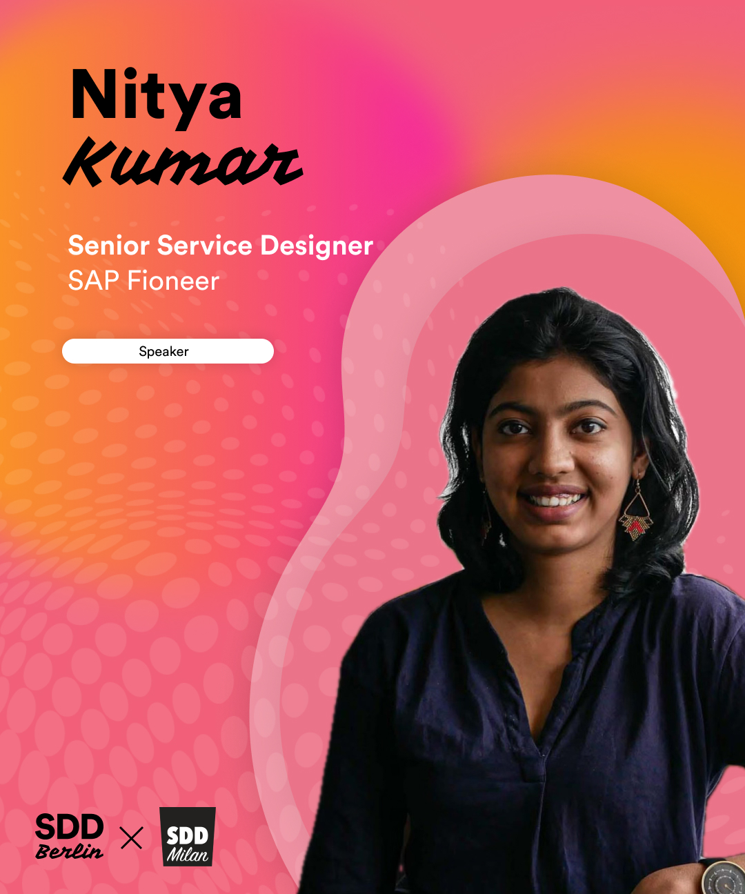 Join @sddberlin on May 22 for our collaboration event with @sddmilan. Those early-birds among you, who already booked their tickets for the Berlin event, will be able to see 4 talks – 2 from Berlin and 2 from Milan. One of our Berlin on-site speakers is Nitya Kumar!
Nitya is a service designer focused on strategy, UX research, and innovation. She believes in using a design mindset to help build better products, services and processes.
Talk: The Shape-Shifting Practice of Service Design
Get your free Ticket via Luma – Link in Bio.
#ServiceDesignDrinks #PublicServiceDesign #Berlin #sddberlin #CityLabBerlin #ServiceDesign #CoDesign