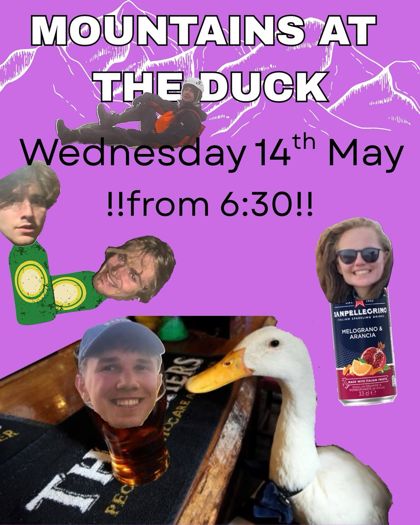 Come along and join us in the Dirty Duck for our social this week!! Held on Wednesday 14th May, we’ll be around from 18:30, so cone along and have a chat!! We hope to see you all there!!
#mountaineering #hiking #outdoors #social