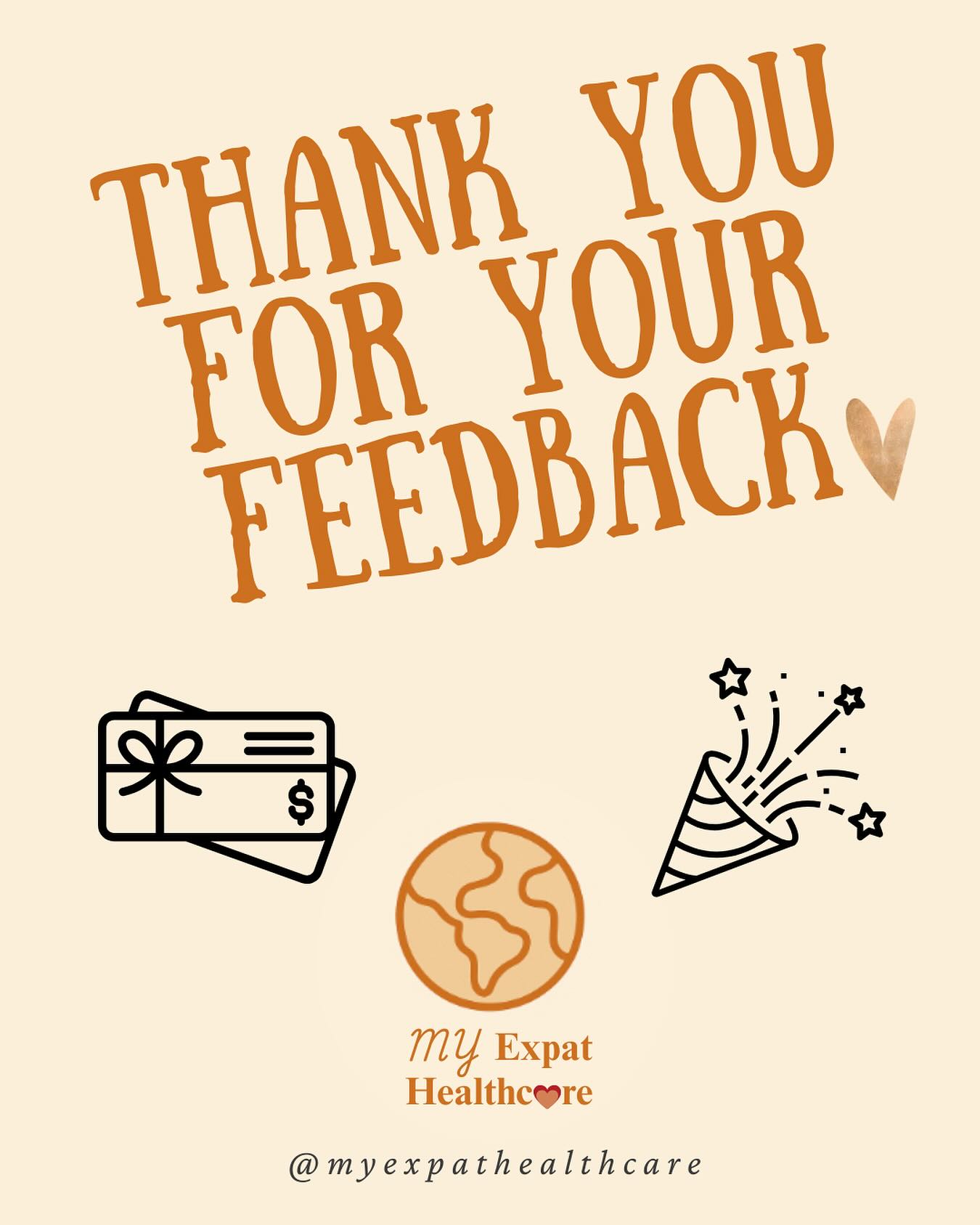 🎉 A big THANK YOU to everyone who participated in our survey! Your insights are invaluable, and we’re thrilled to have sent out e-gift cards as a token of our appreciation to the first 50 people who completed the survey and elected to provide an email address.
✨Stay tuned for more opportunities to share your thoughts and earn rewards. Your feedback helps us grow and serve you better!
#ThankYou #CustomerFeedback #EGiftCard #SurveyAppreciation #ExpatHealthcare #MyExpatHealthcare