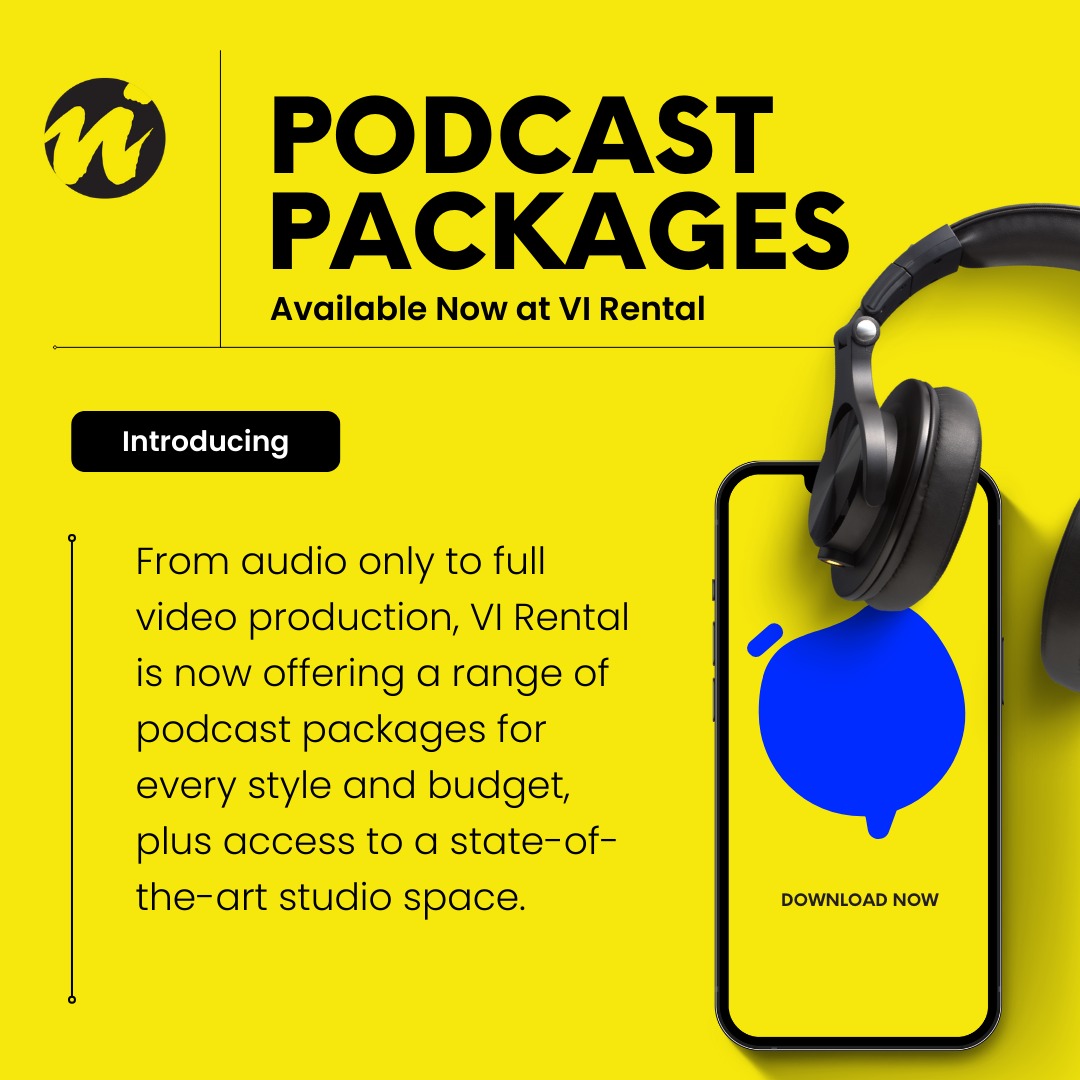 🎙️ Thinking about starting a podcast? Or just want an easier way to record your next one?
At VI Rental, we’ve just launched a range of podcast packages to suit every style and budget, whether you’re after high-quality audio or a full video setup.
All packages include professional equipment, on-hand technical support, and the option to record in our studio.
Not sure which setup is right for you? Get in touch and we'd be happy to discuss: hiredesk@virental.co.uk
#podcastpackages #podcastequipment