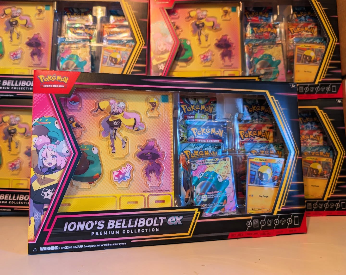 The Ionos Bellibolt ex Premium Collection is one of many great new releases, and we've got a bunch left in stock!
⚡️ Don’t miss out on this electrifying release! Get your Ionos Bellibolt EX Premium Collection today at www.crimscards.co.uk (link also in bio)
#PokemonTCG #BelliboltEX #Ionos #PokemonCollectors #ElectricVibes #PokemonPremiumCollection #TCGCommunity #CatchEmAll #PokemonCards