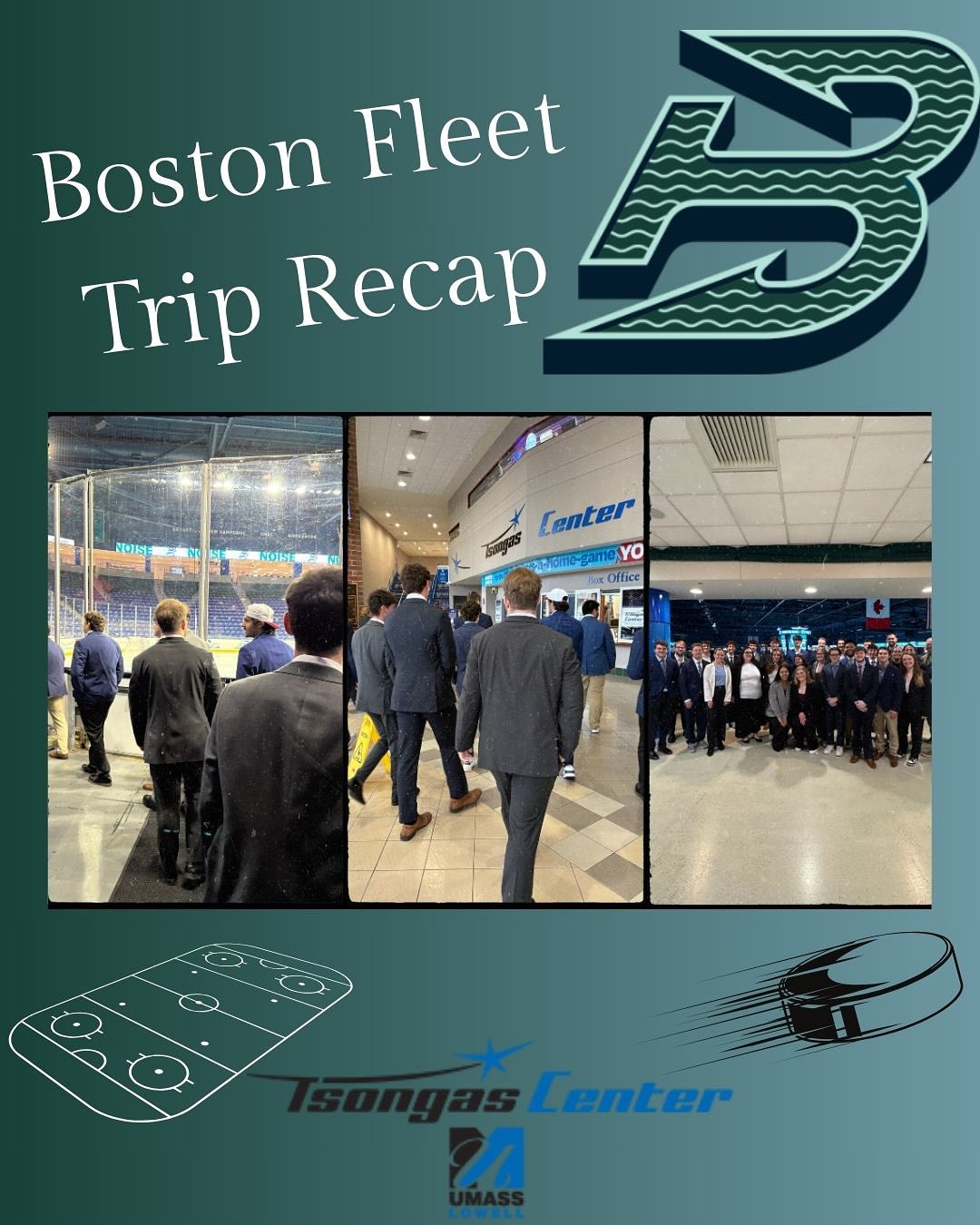 MSL’s first PWHL trip was a big success! This included, a tour of the Tsongas Center, including UMass Lowell’s hockey facilities, a panel of amazing professionals, and a 3-0 victory for the Boston Fleet over Toronto!