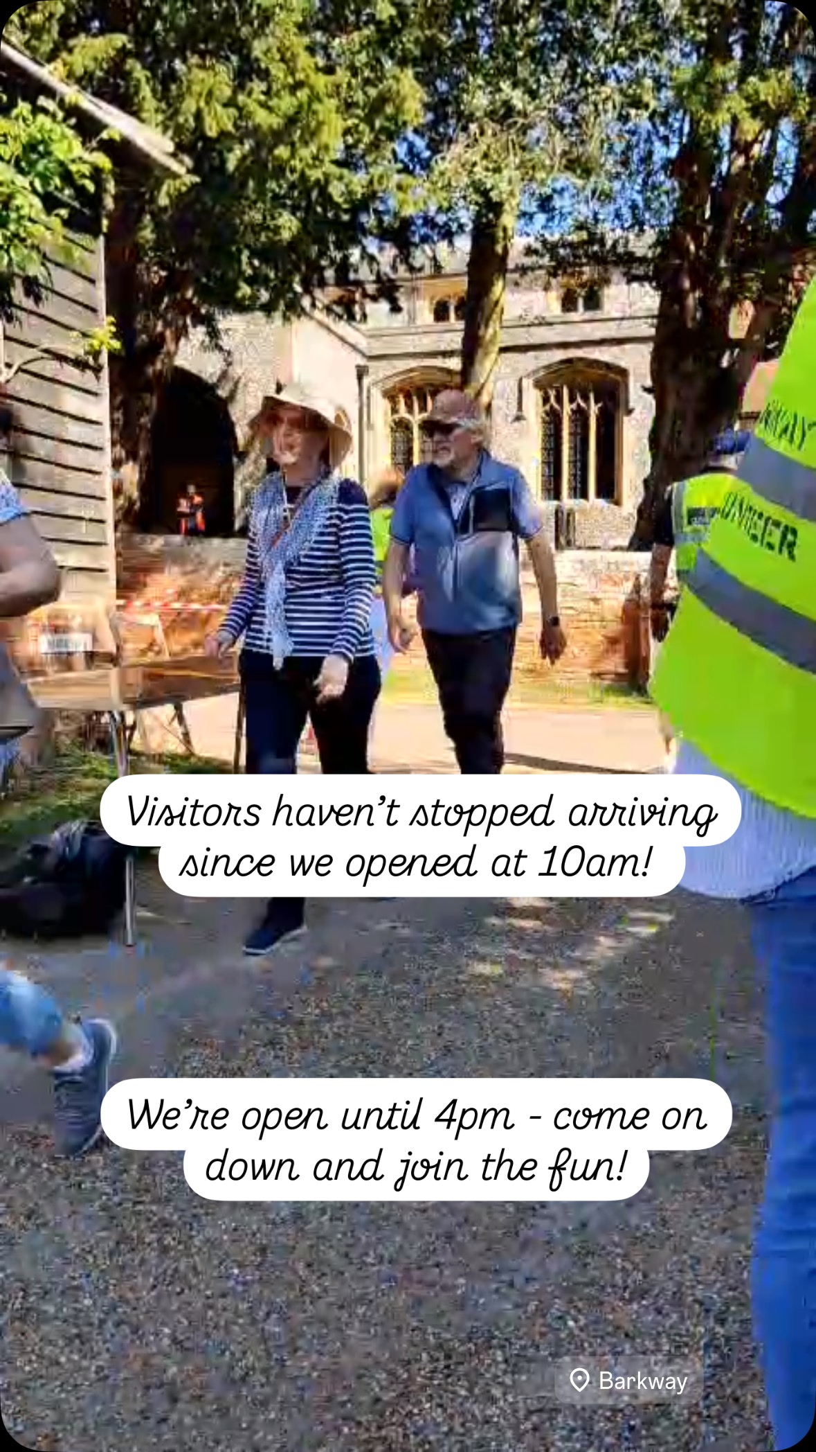 What a glorious day! Visitors haven’t stopped arriving since we opened at 10am. We have so much for you to enjoy this year, so why not treat yourselves to a quintessential day out and come and join the fun?! We’re open until 4pm!
.
#barkwaymarket #barkway
