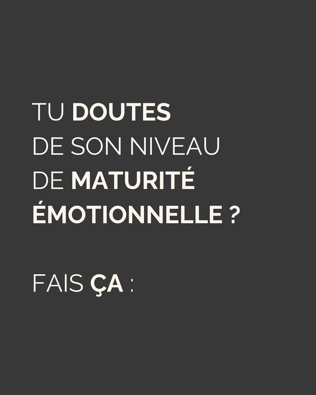 Cela va sans dire que dans un conflit, toute forme de violence verbale (manipulation, insulte) ou physique est un RED FLAG ABSOLU et qu’il faut fuir sans attendre…
————————————————————————
Je suis Emilie, thérapeute & coach diplômée spécialisée dans la dépendance affective et les troubles émotionnels.
J’aide les femmes qui souffrent de schémas toxiques répétitifs à aimer sereinement et librement, sans plus jamais s’oublier.
Tu te reconnais dans mes posts ? Prenons 30 minutes pour faire connaissance.
Rdv sur mon site emilie-leduc.com ou dans le lien que tu trouveras ci-dessus dans ma bio
#dependanceaffective #manipulation#relationtoxique#addiction#dependance#peurs#blessuredabandon#rupture#couple#hypersensibilité #emotions #gestionemotions #hypersensibles #abandon #perversnarcissique #depression #blessuredelame #selflove #amourdesoi #tinder#date#rencontre #angoisse#solitude #lovecoach #pn #devperso #amourdesoi