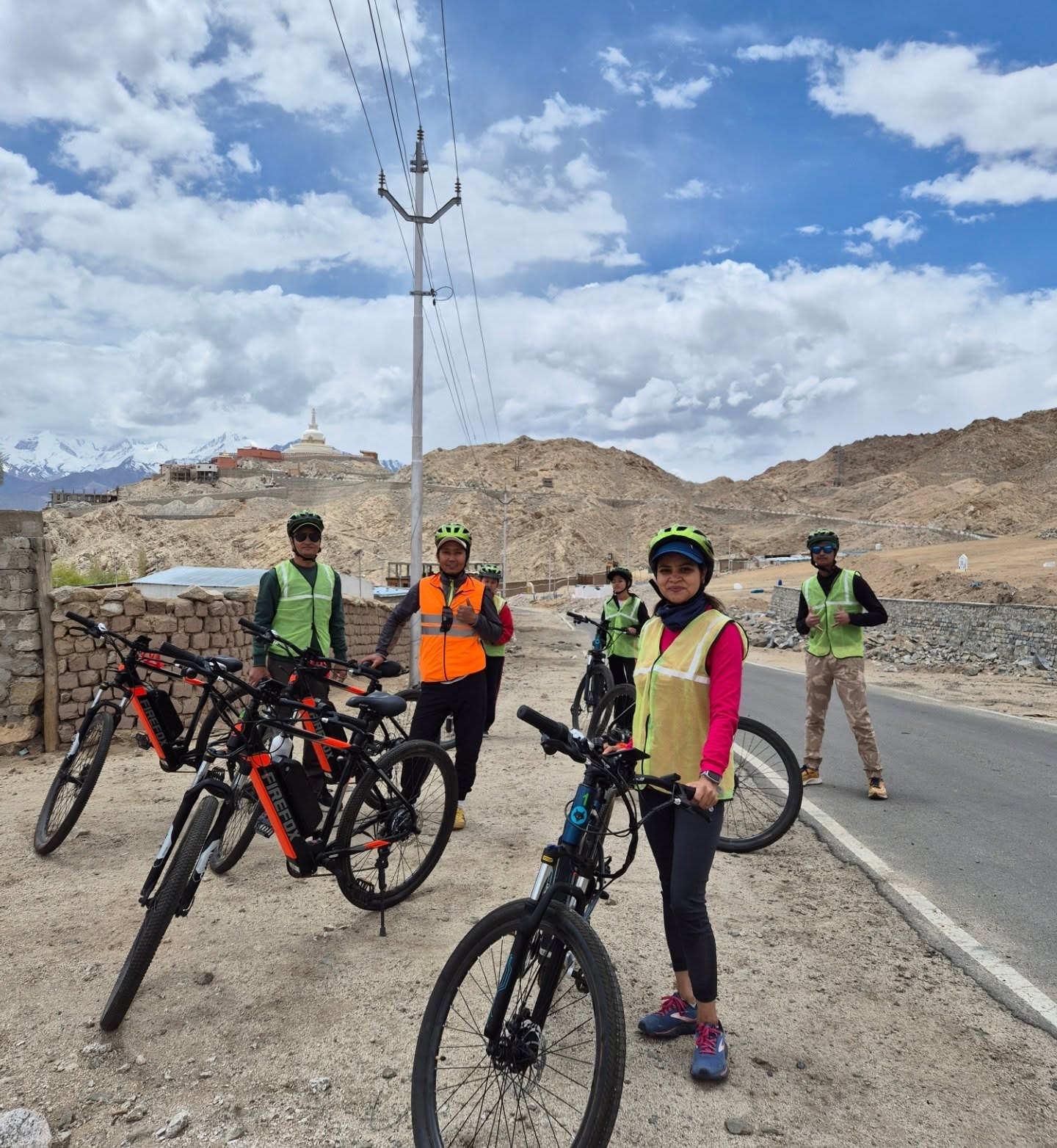 Ride For Peace!
In this moment of uncertainty, @ladakhbackpackers , in association with @letsmagucho , offered a complimentary electric cycle ride experience to our guests stranded in Ladakh. This small gesture from the borderlands was a reminder to stay calm, stay connected, pedal forward with peace, and to say no war✌️