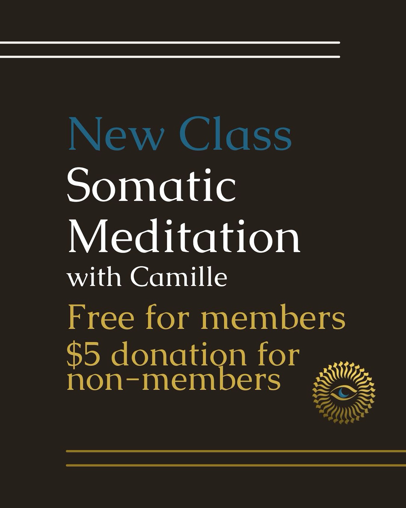 🌙 New Class: Somatic Meditation with Camille Peters
🗓️ Fridays 7pm-8pm at So’ham — In Studio & Online
Reconnect with your body. Regulate your nervous system. Restore inner balance.
Join Camille, a longtime student of Dr. Jivasu, for Somatic Meditation — a weekly class combining breathwork, guided meditation, and meaningful dialogue. You’ll receive practical tools to release emotional tension, ground yourself, and build resilience.
✨ Free for So’ham members
✨ $5 donation for non-members (online or in-person)
Let your breath guide you home.
#somaticmeditation #nervoussystemregulation #breathwork #hamiltonwellness #sohamstudio #meditationpractice #innerpeace #traumainformed #mindbodyconnection #somatichealing #selfregulation #hamiltonyoga #innerbalance #nervoussystemhealing #groundingtools #mentalwellness