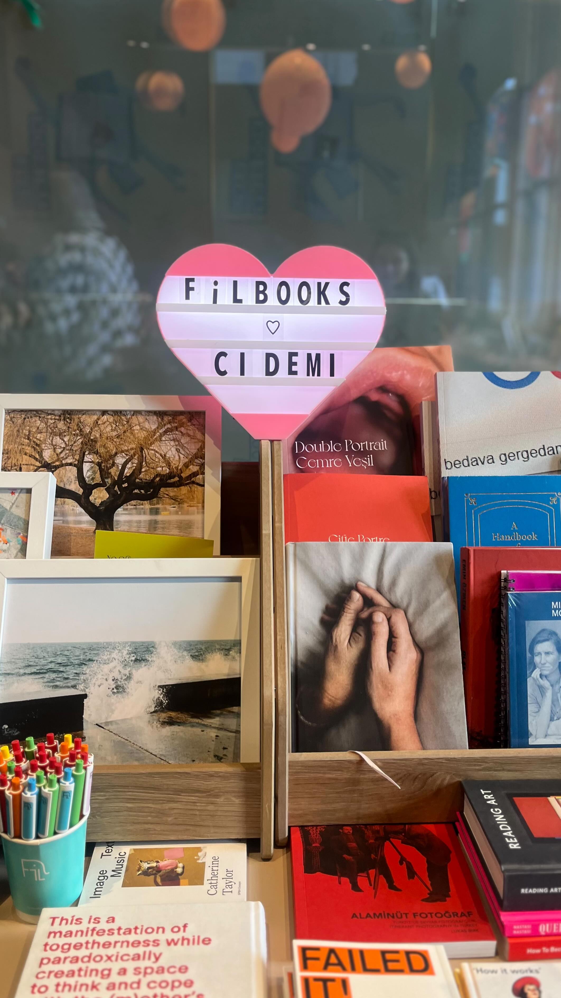 Our titles by @ci_demi @orhancemcetin @lukas.birk @cemreyesilgonenli @bahadiraksan @_caglademirbas @maria__sturm and many more artist books available @border_lessartbookdays 🧡 9-11 May
