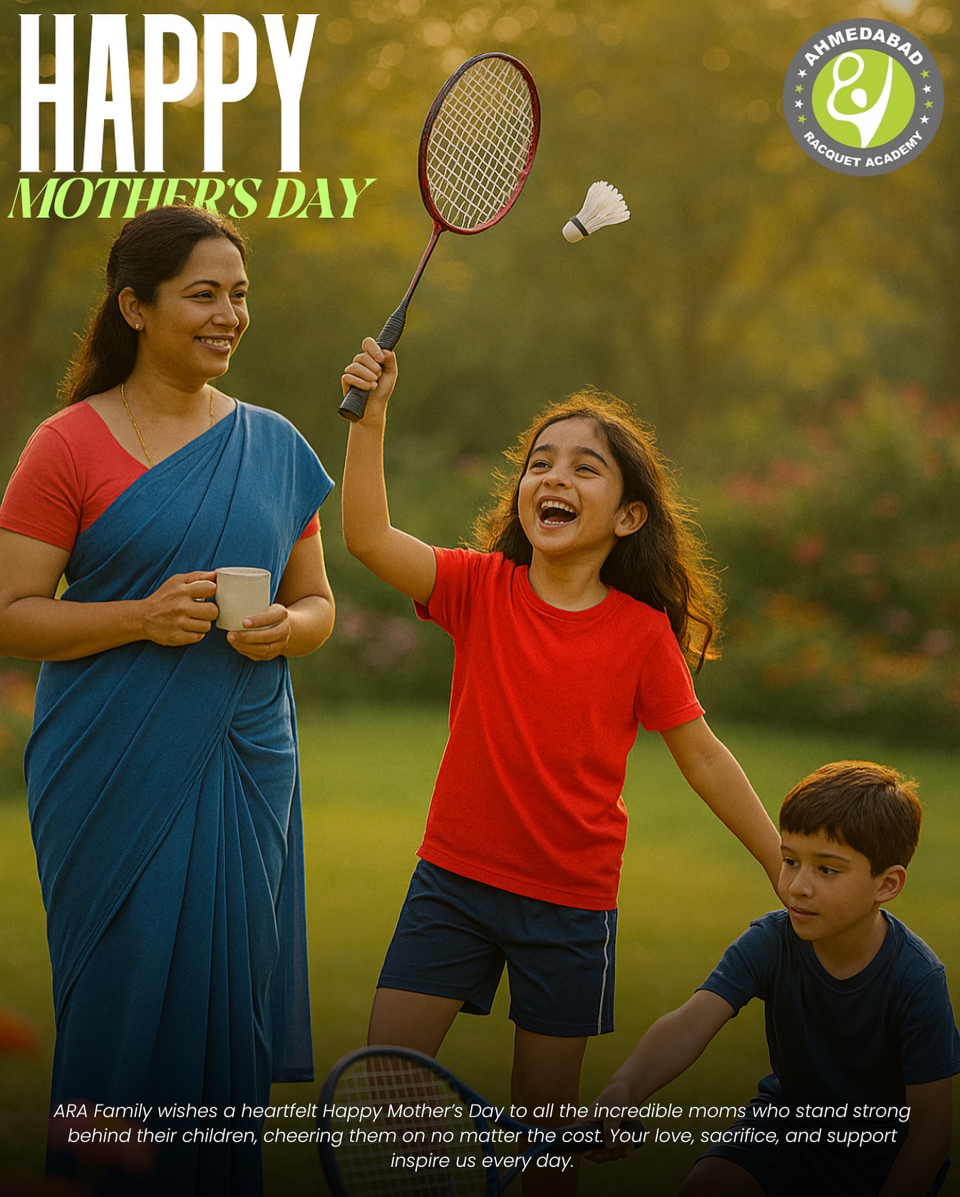 Behind every champion is a mother who never gave up. This Mother’s Day, we celebrate the strength, love, and endless support of all the incredible moms. Thank you for being our biggest cheerleaders—on and off the court! #HappyMothersDay #ARAFamily #GratitudeGameStrong