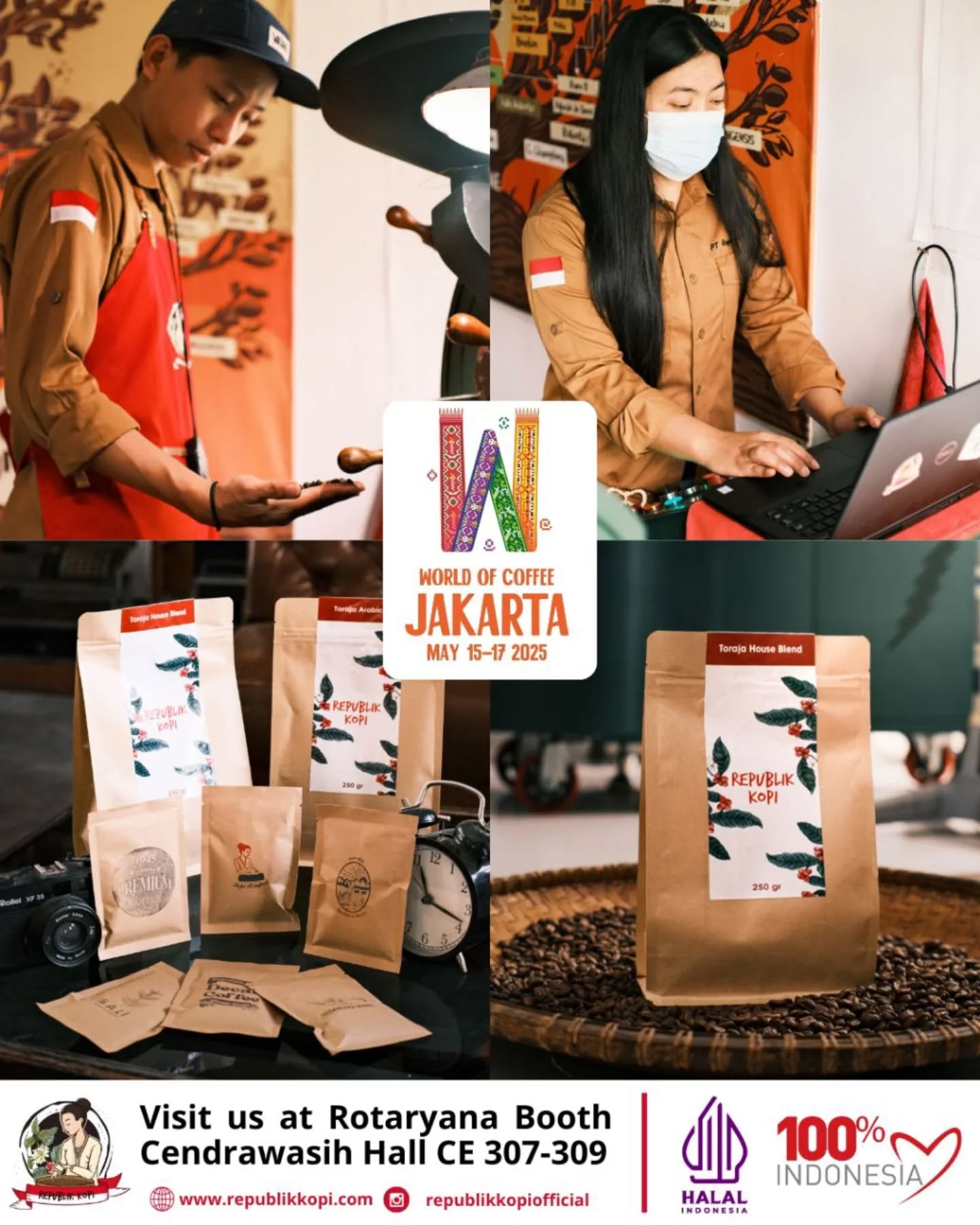 H-3 sebelum @worldofcoffeeasia WOC Jakarta 2025. Sampai ketemu ☕️